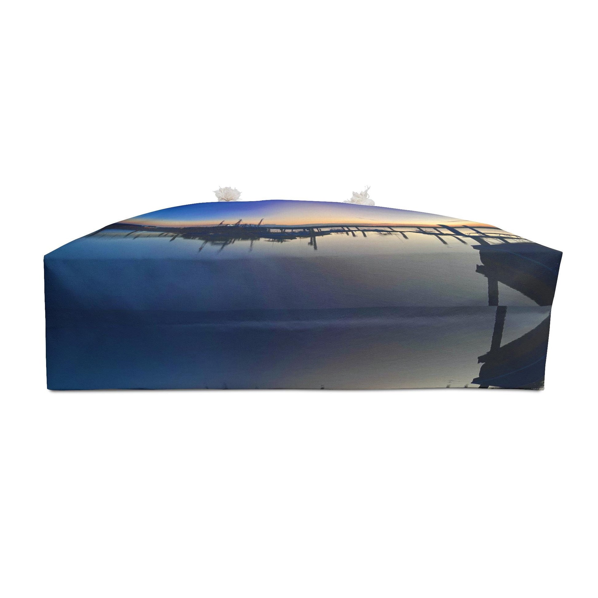 Shoulder Bag With Skull Creek At Sunset On HHI