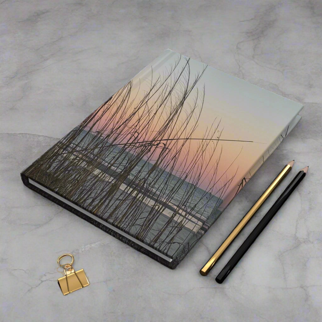 Journal with image of Dunes at Sunset on Hilton Head Island
