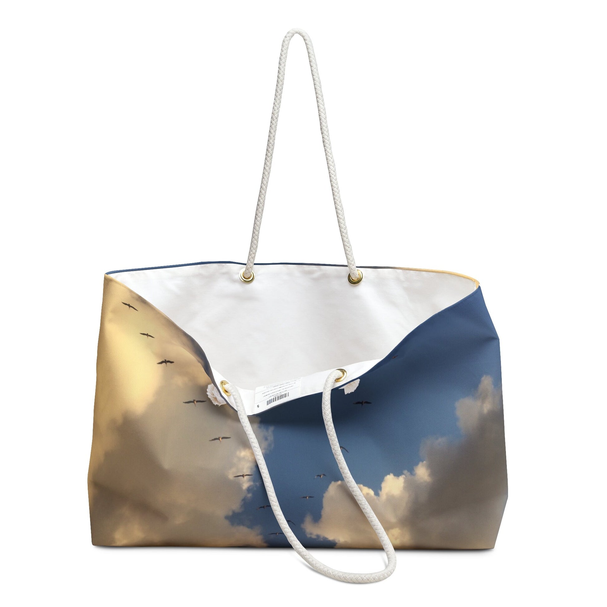 Shoulder Bag With Sky and Clouds