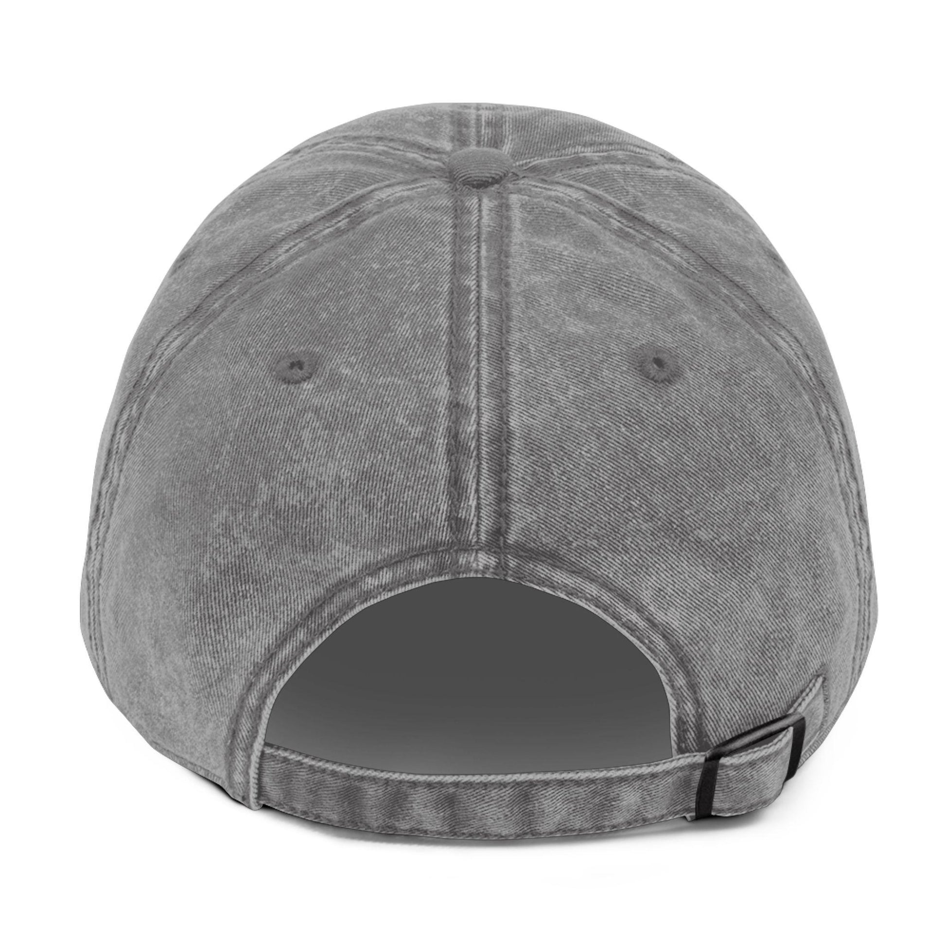 Vintage-Style Ball Cap With Shape of HHI Embroidered