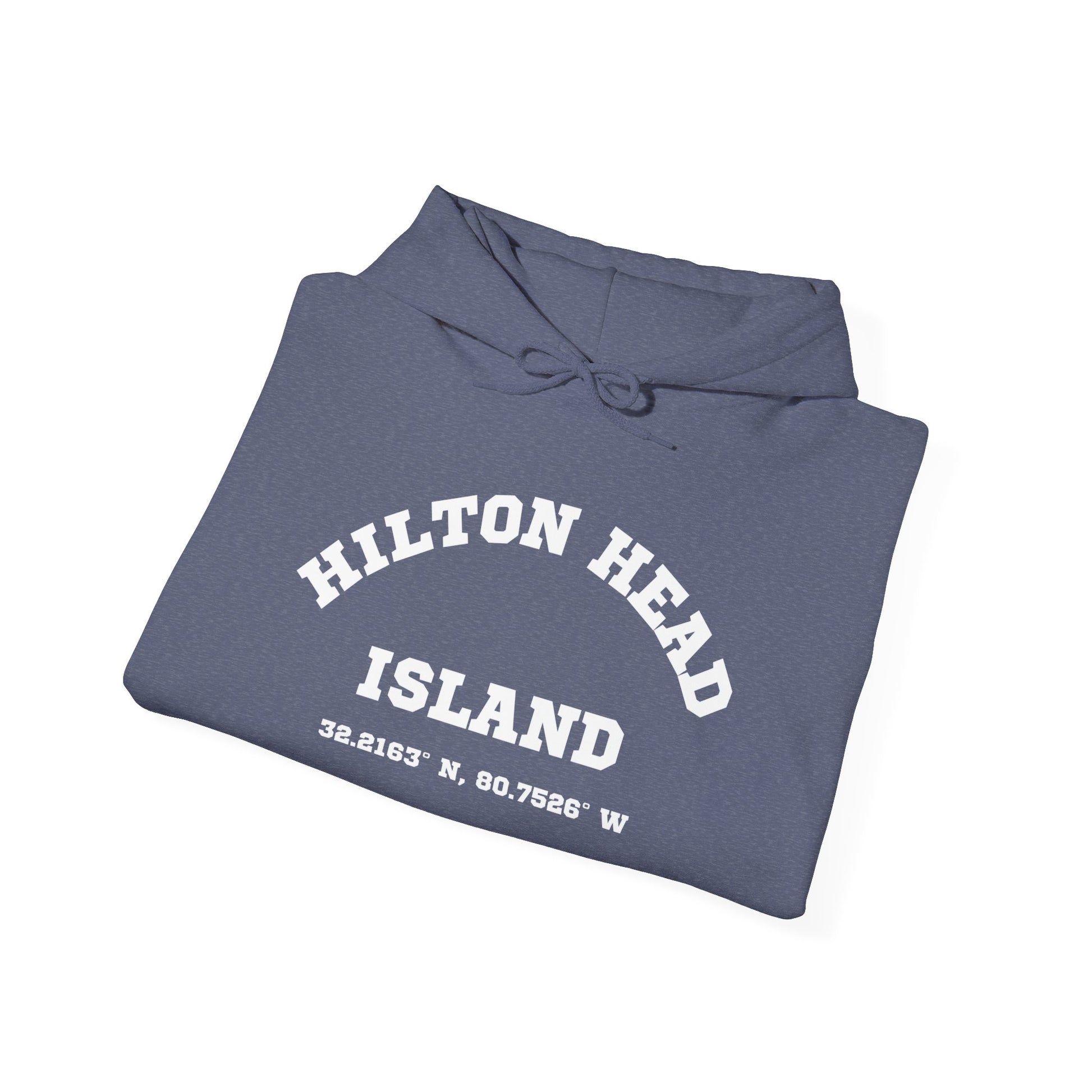 Hilton Head Lat/Long Unisex Heavy Blend™ Hooded Sweatshirt