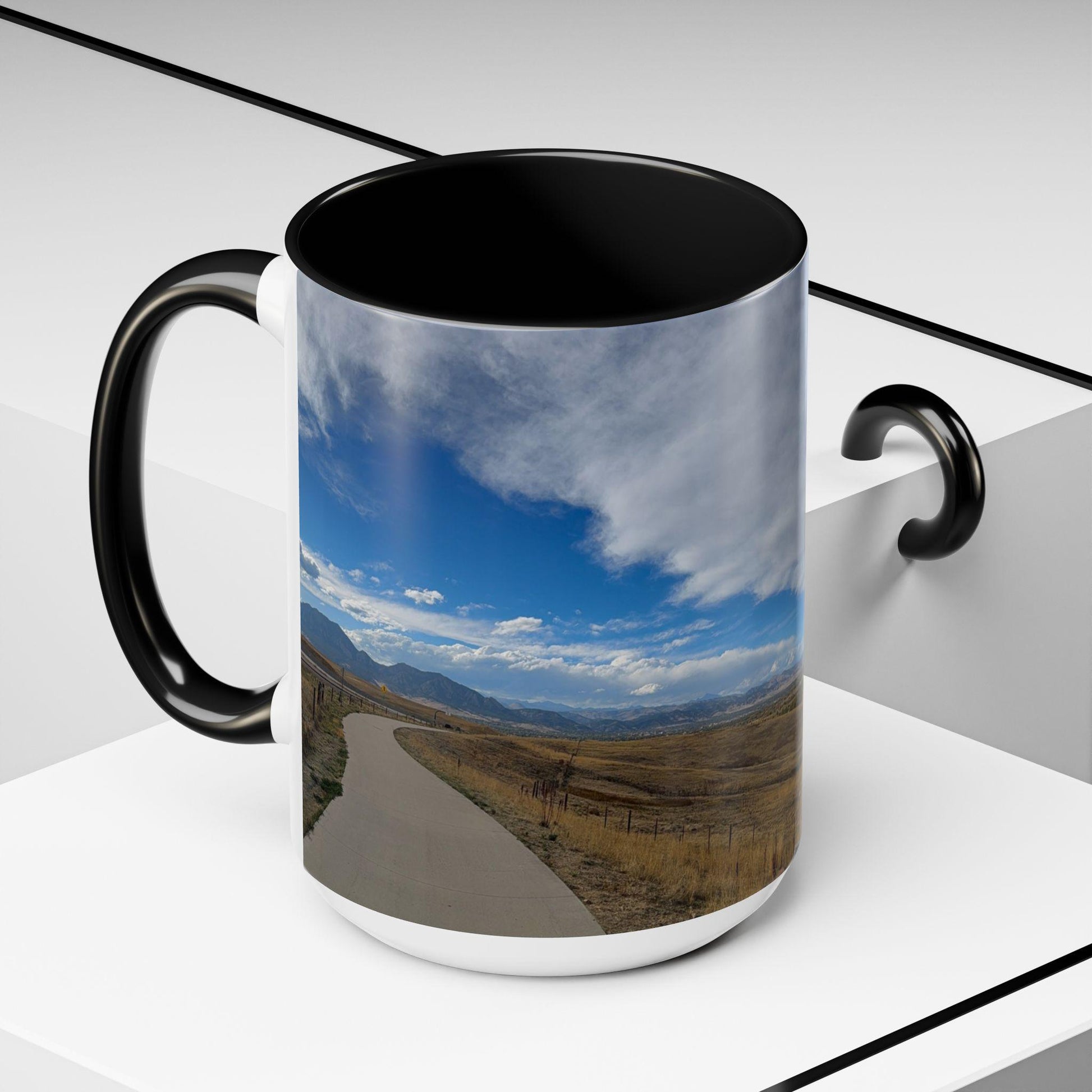 Coffee Mug with wide open Colorado Open Skies (15 oz)