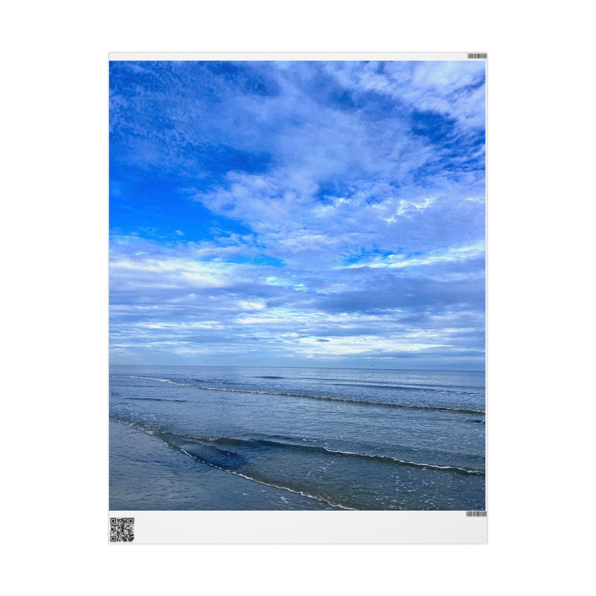 Gift Wrap Blue Sky and Ocean, HHI