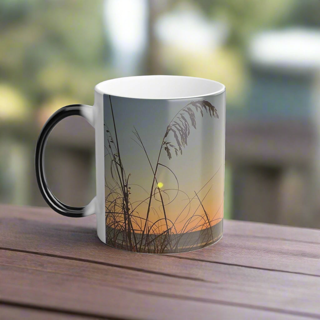 Sunrise w/ Sea Oats Heat-Morphing Mug 11 oz. or 15 oz.