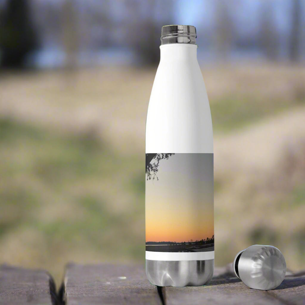 Insulated Water Bottle, Beach at Sunset on HHI (20 oz.)