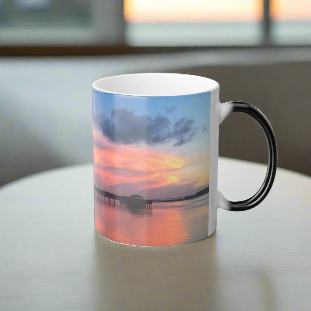Orange Cloud Heat-Morphing Mug, 11 oz. or 15 oz.