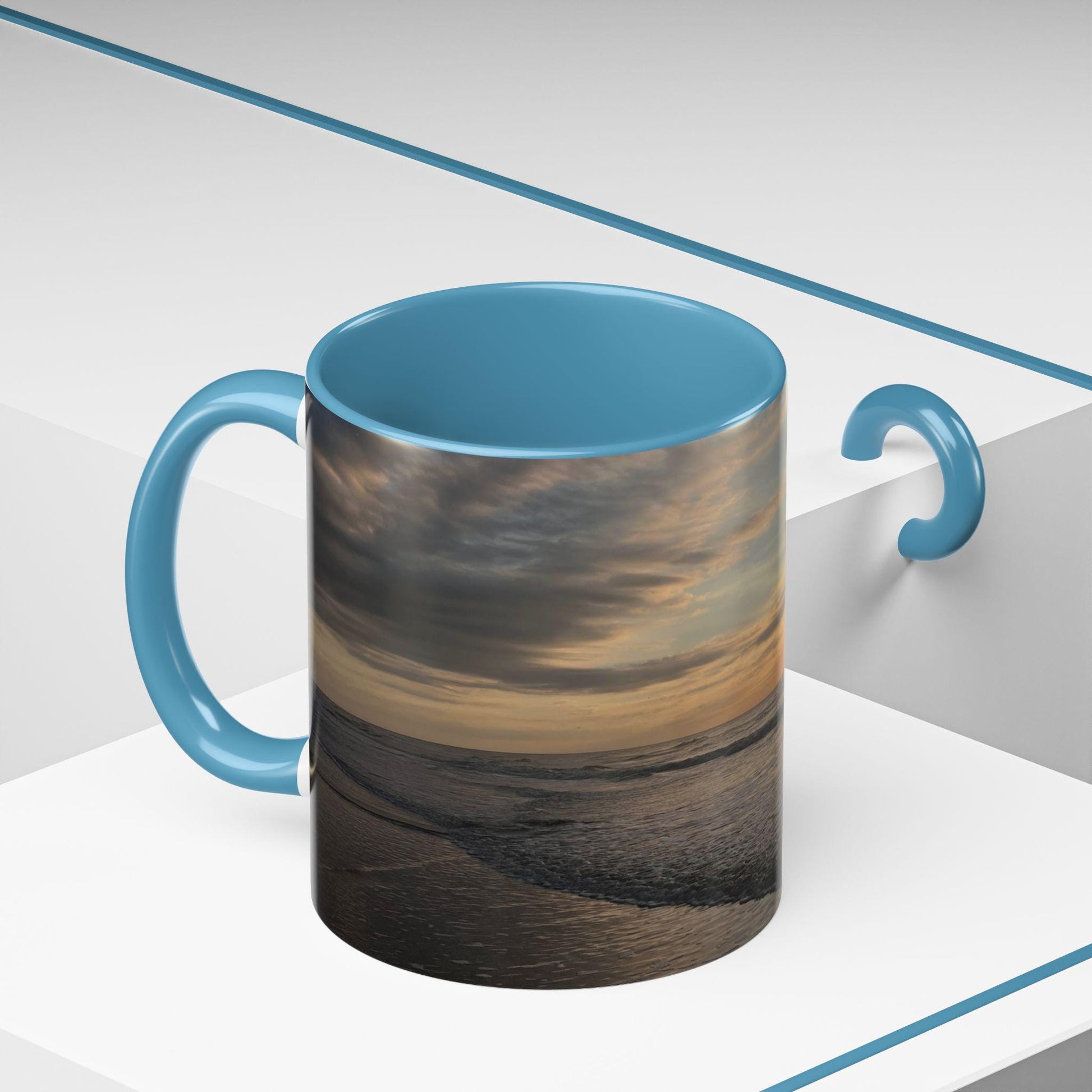 Coffee Mug with Colorful Sunrise on HHI (15 oz.)