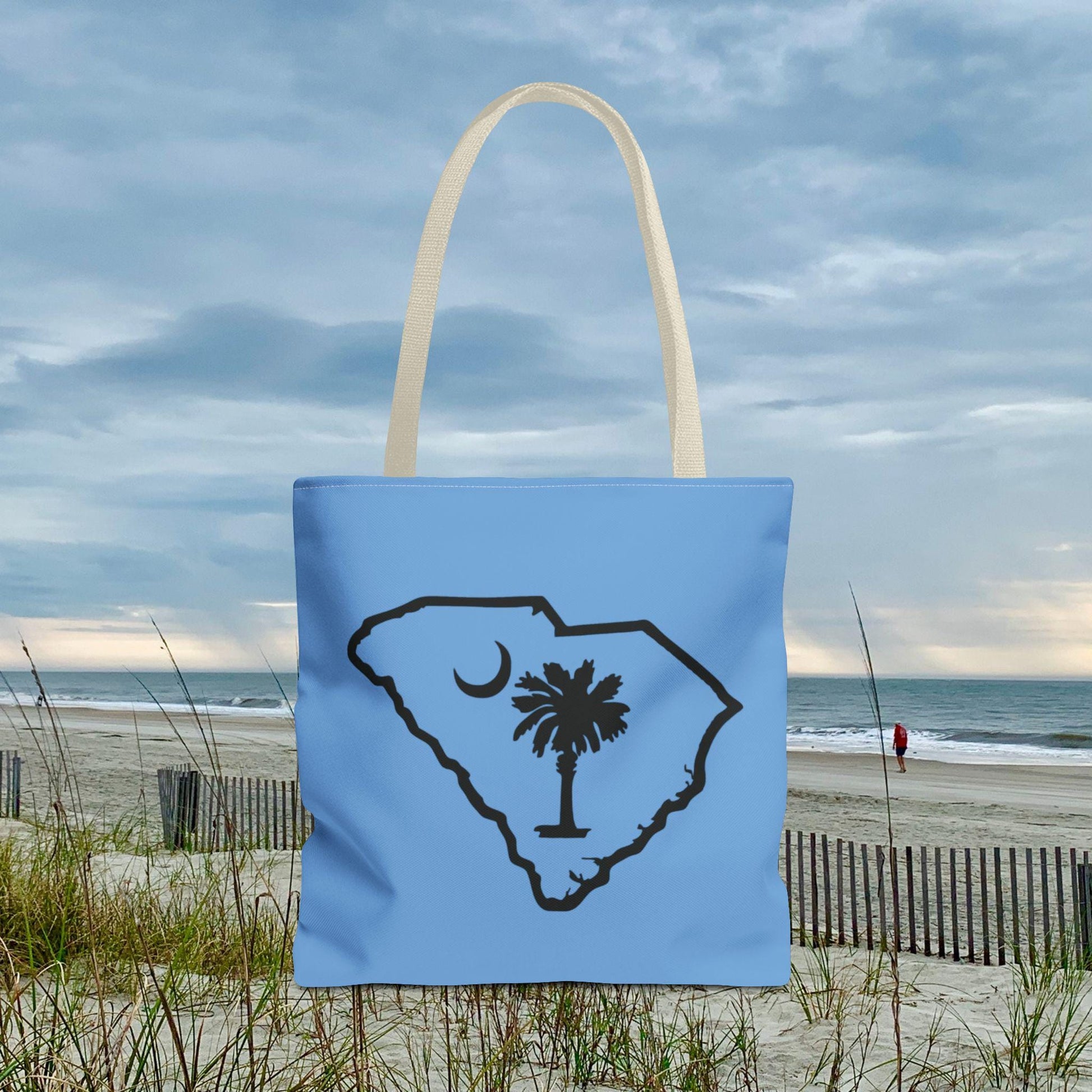 Tote Bag with State of South Carolina and Flag Symbol