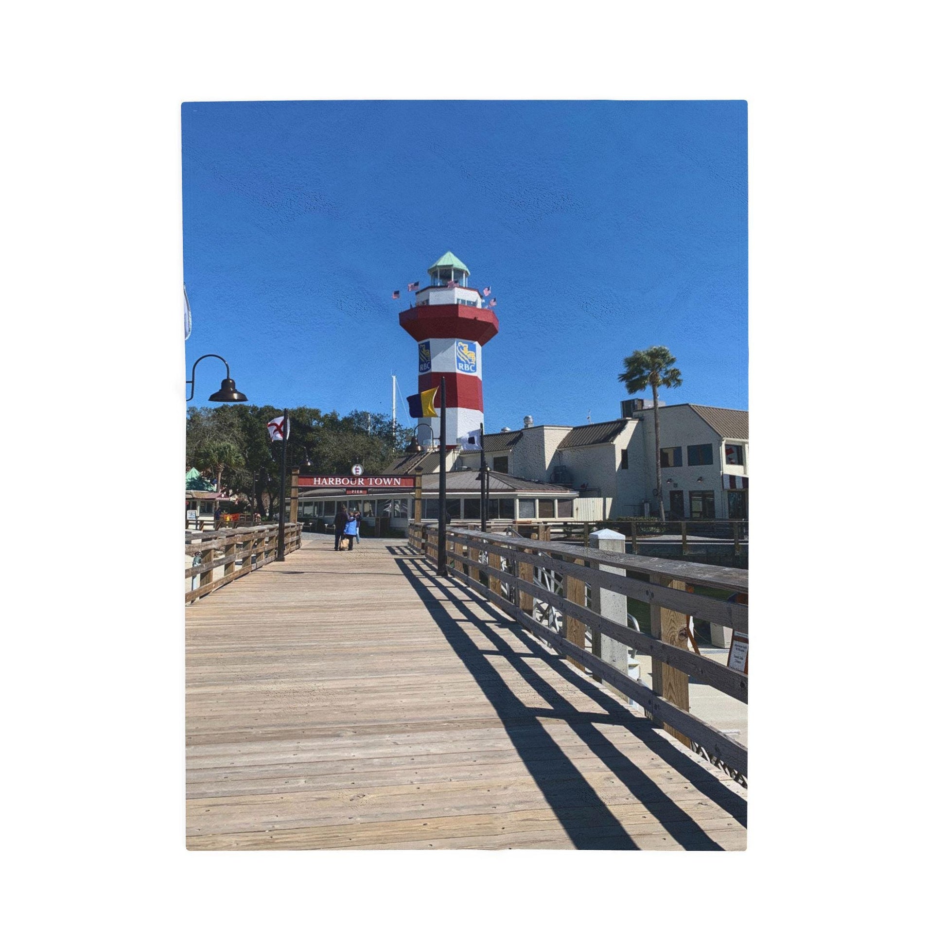 Velveteen Blanket: Lighthouse at Sea Pines on Hilton Head Island