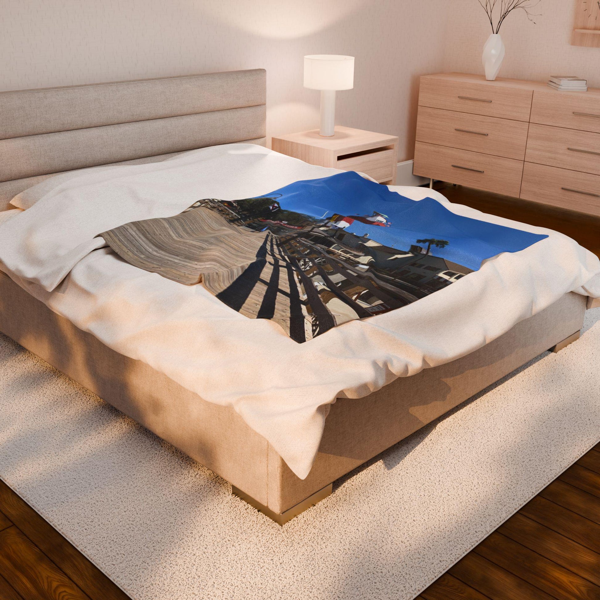 Velveteen Blanket: Lighthouse at Sea Pines on Hilton Head Island