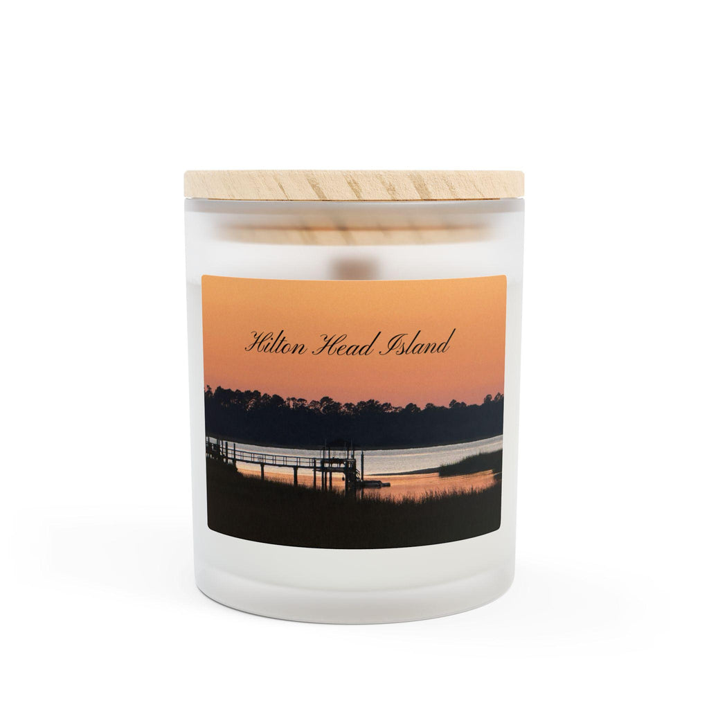 Wood Wick Container Candle With Golden Sunset On HHI (11 oz.)