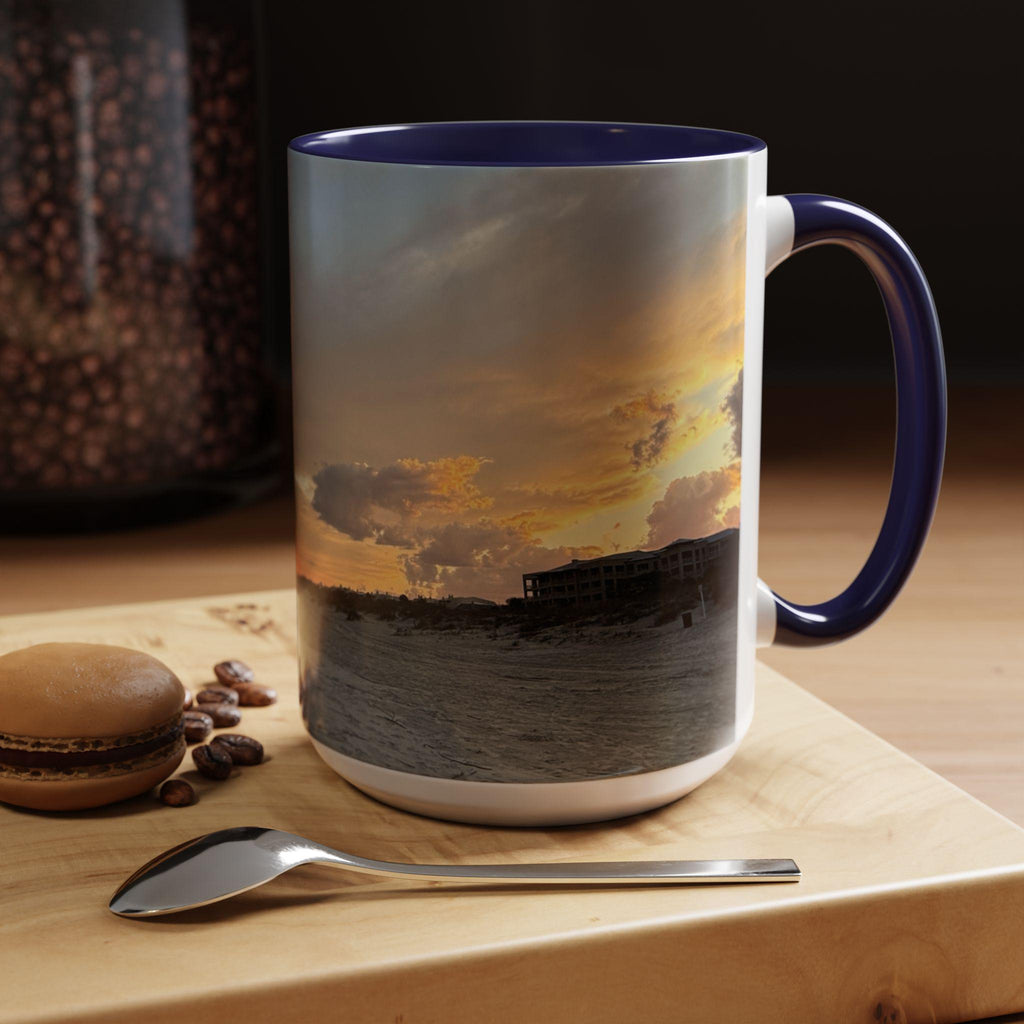 Coffee Mug -Palmetto Dunes Beach on HHI At Sunset, 15 oz. or 11 oz.