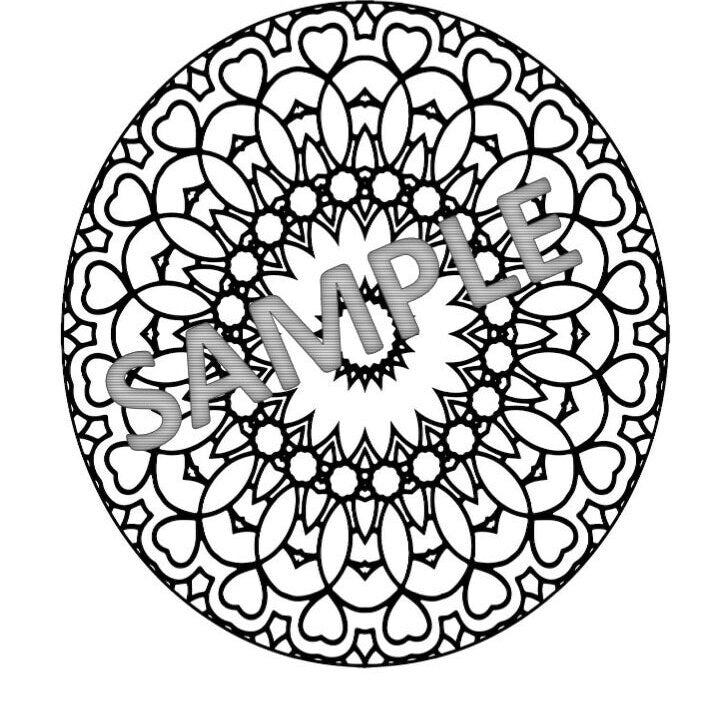 Coloring Pages for creativity, stress relief and relaxation
