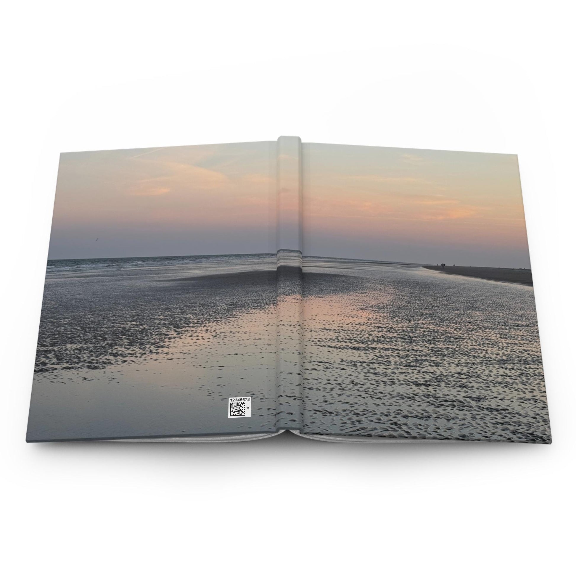 Hardcover Journal, Sunset At Palmetto Dunes Beach