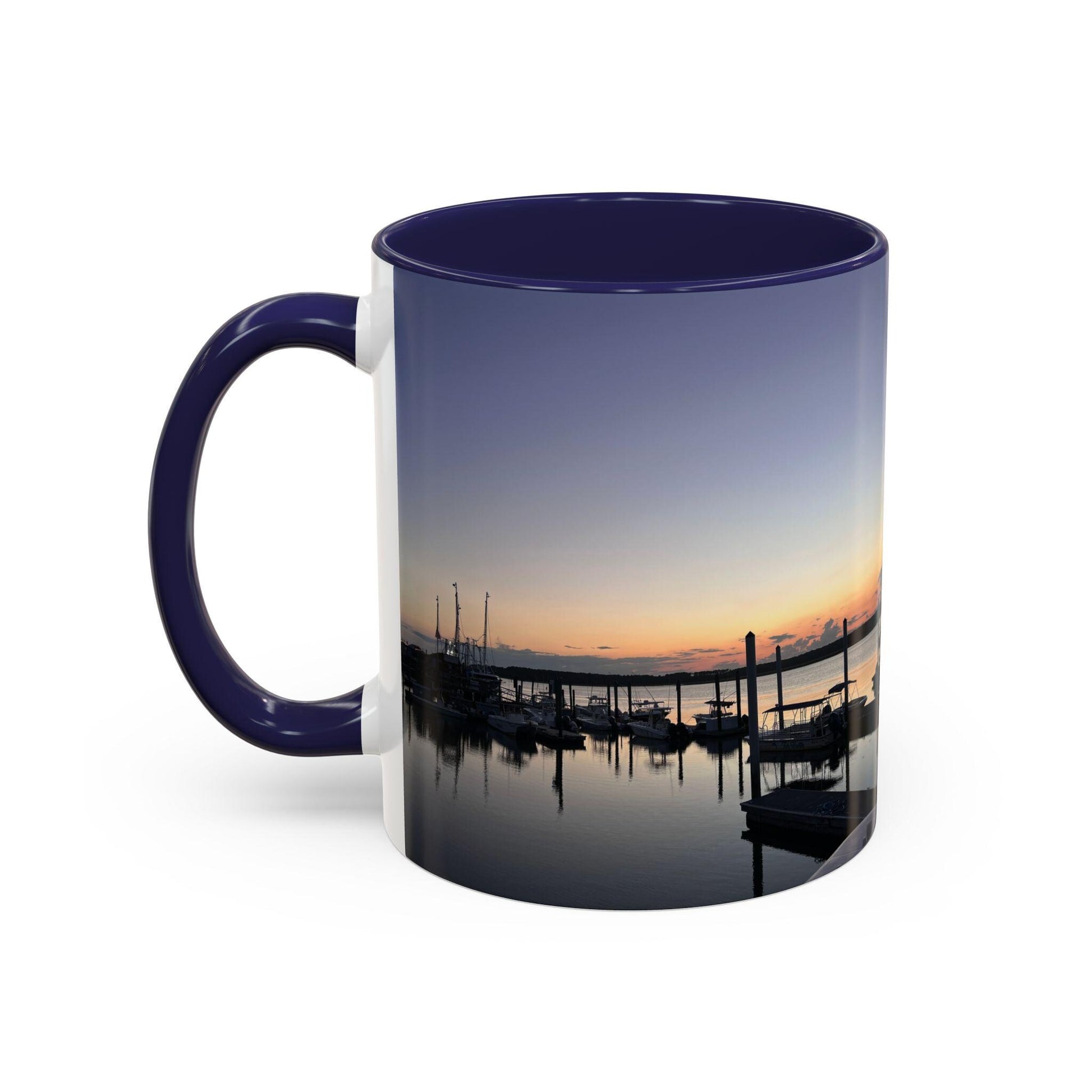 Coffee Mug, Image Of Shelter Cove Marina (15 oz.)