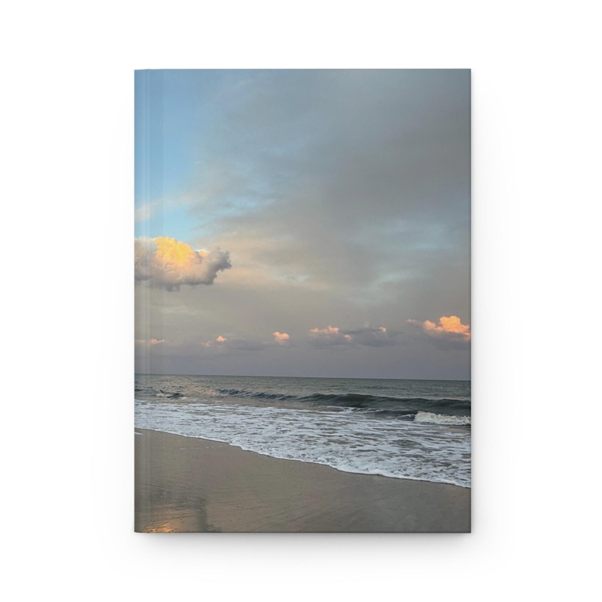 Hardcover Journal: Palmetto Dunes Beach At Sunset