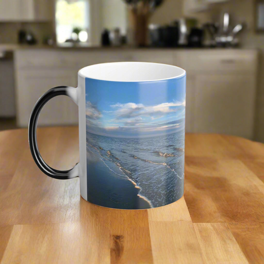 Sunset & Coastline Heat-Morphing Mug, 11 oz.