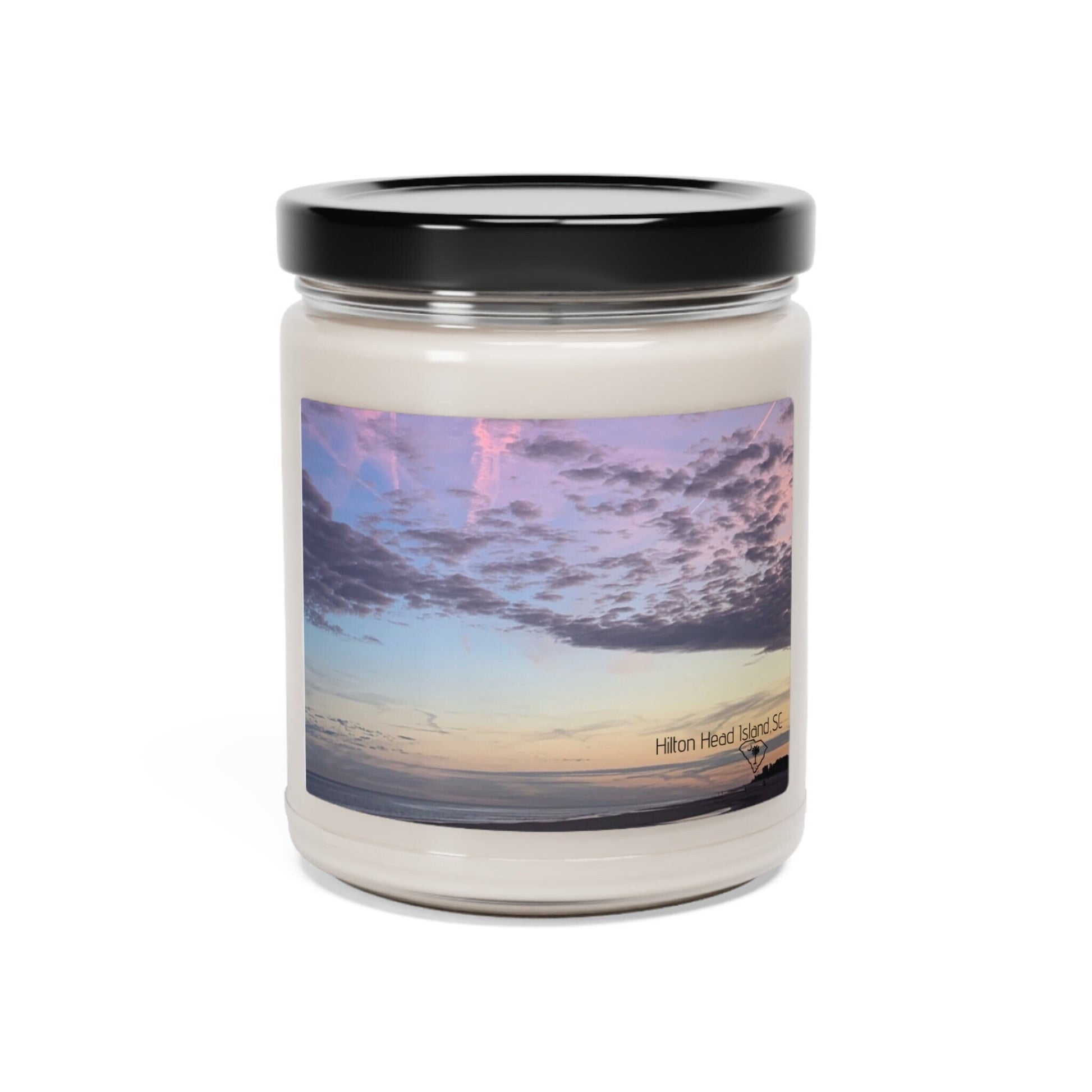 Jar Candle With Purple Sunset (9oz), Hilton Head Island