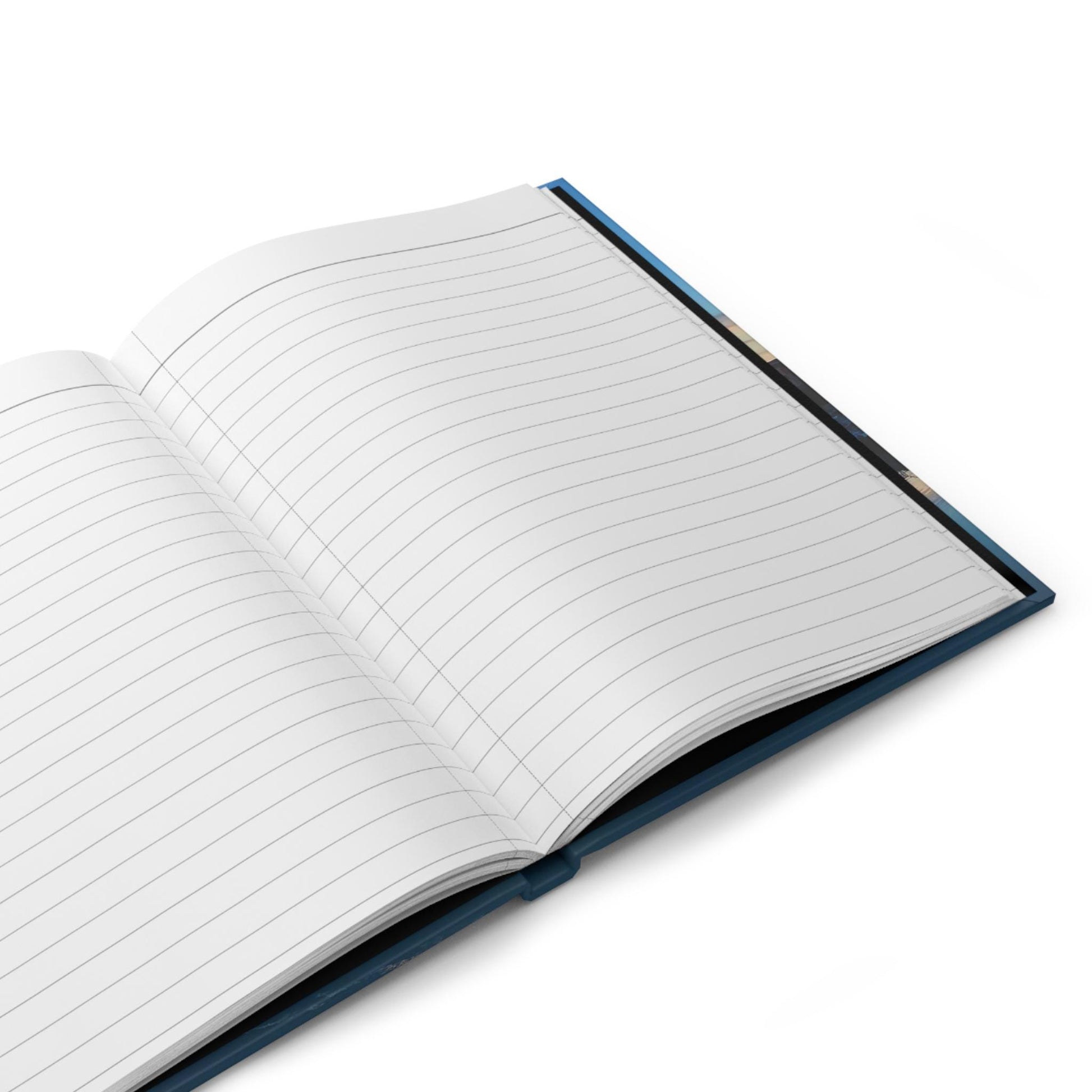 Hardcover journal with Hilton Head Island's Shelter Cove at Sunset