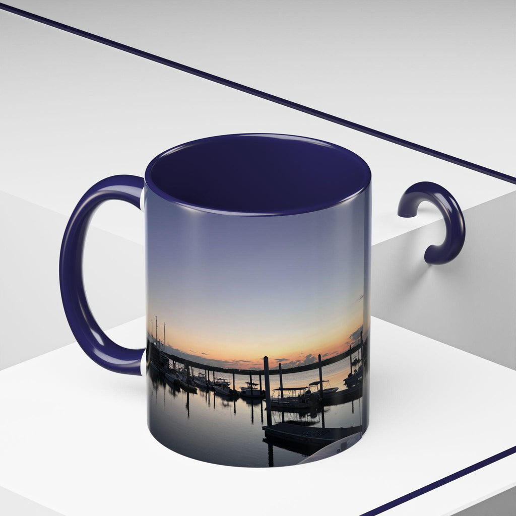 Coffee Mug, Image Of Shelter Cove Marina (15 oz.)