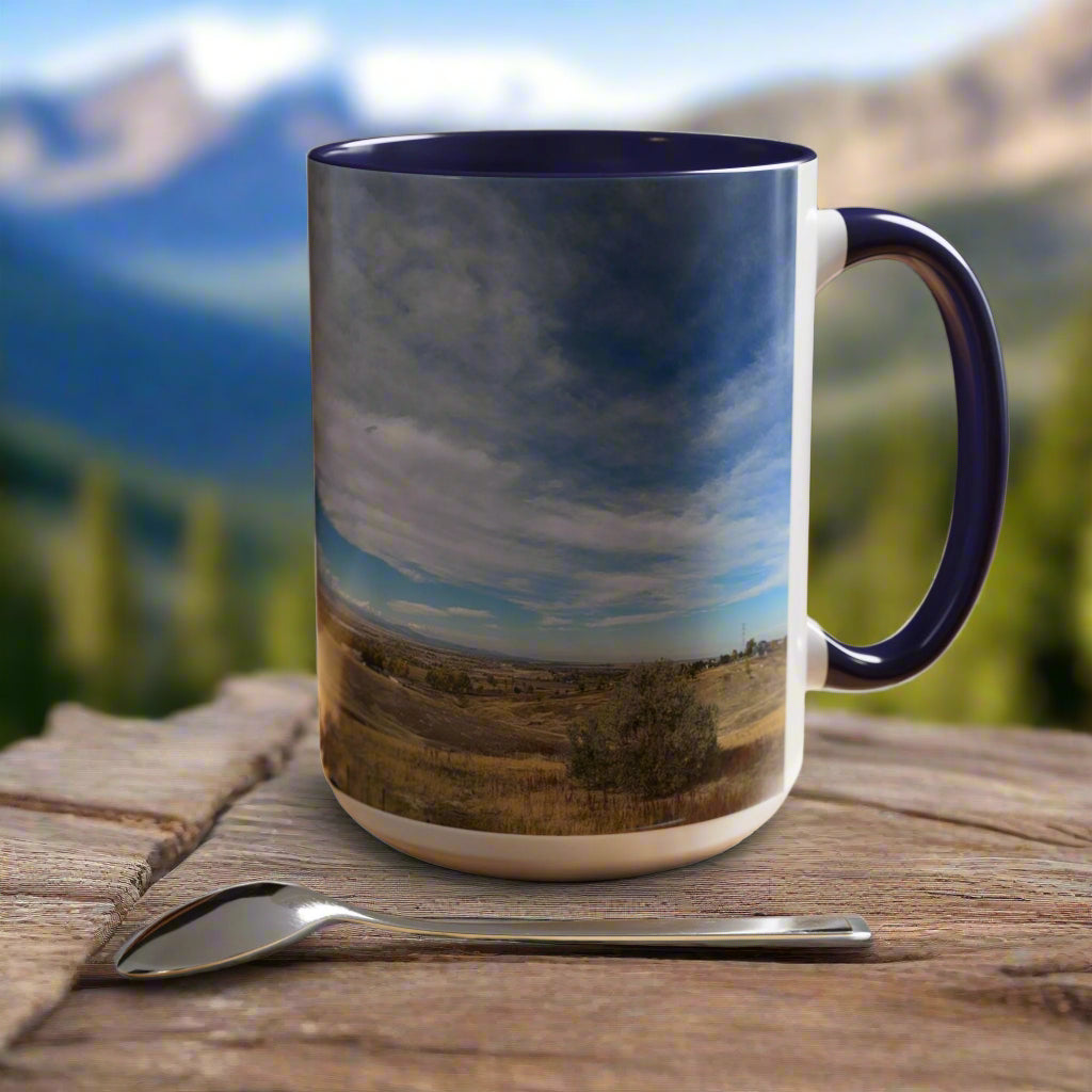 Coffee Mug with wide open Colorado Open Skies (15 oz)