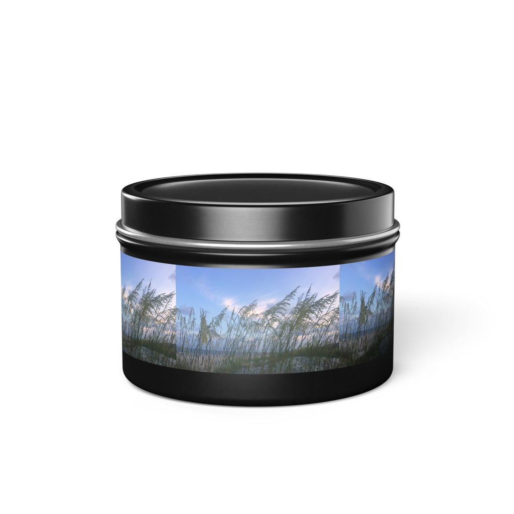 Container Candle With Blue Sky And Dunes,  HHI (4 oz.) on HHI