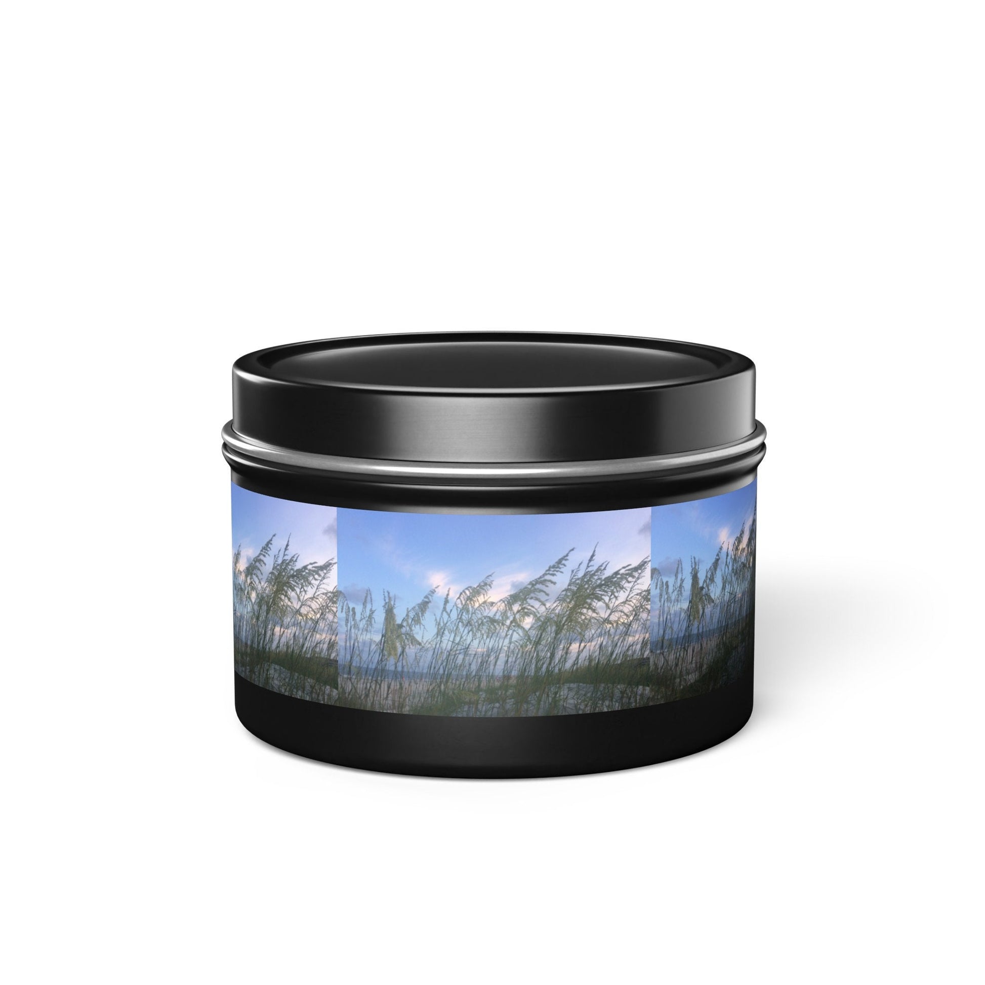 Container Candle With Blue Sky And Dunes,  HHI (4 oz.) on HHI