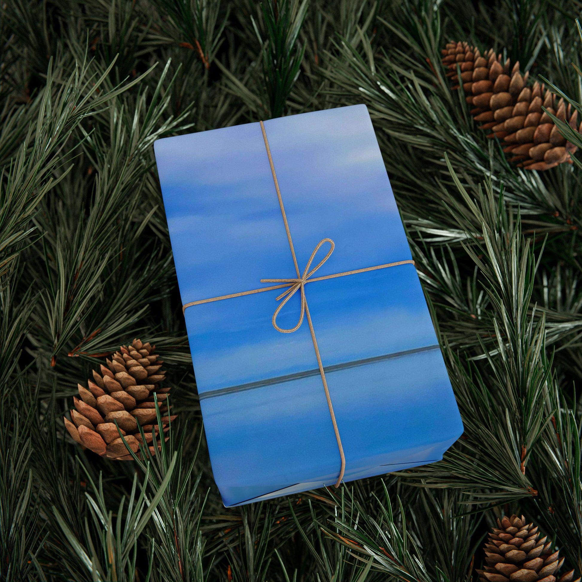 Gift Wrap Blue Ocean And Sky, HHI