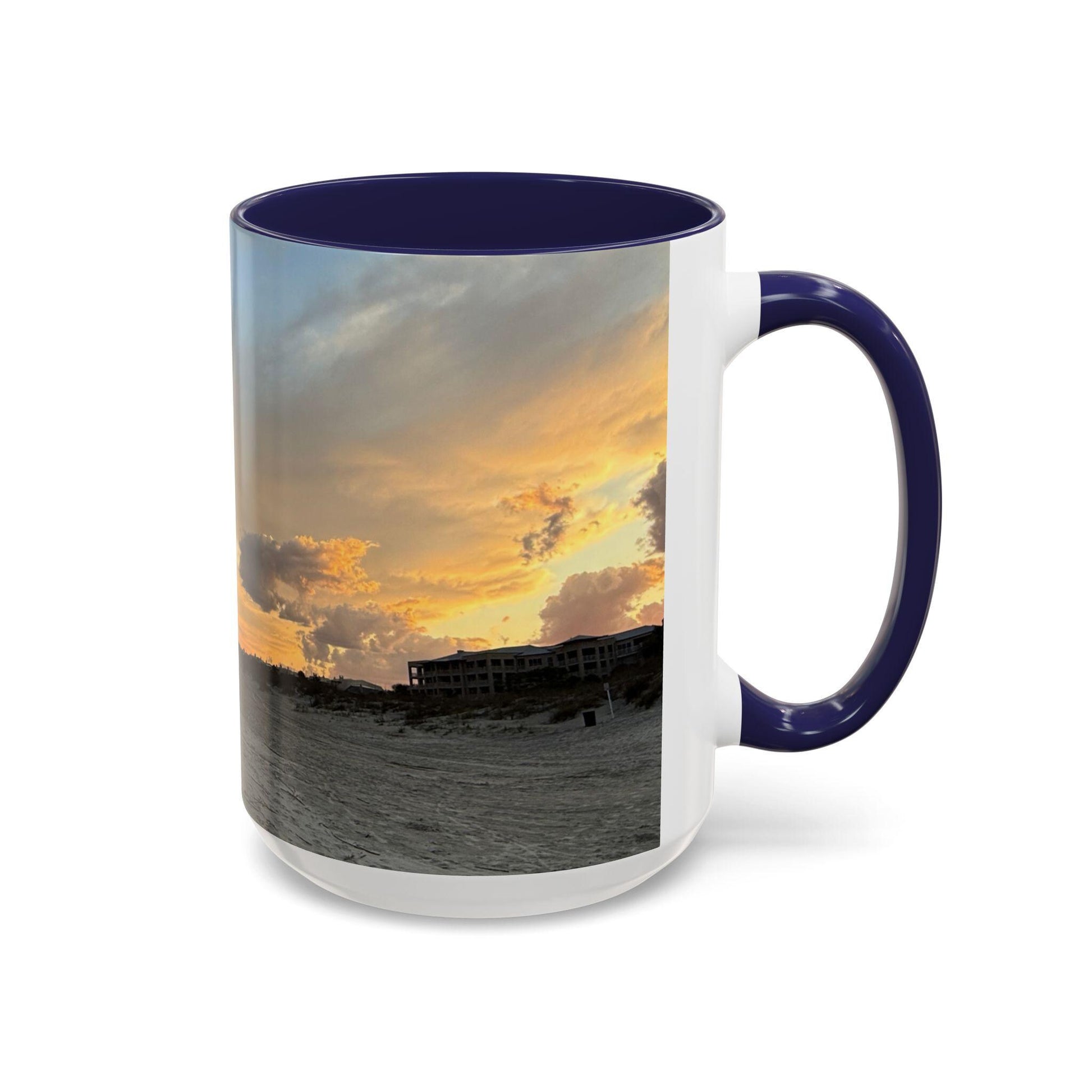 Coffee Mug -Palmetto Dunes Beach on HHI At Sunset, 15 oz. or 11 oz.