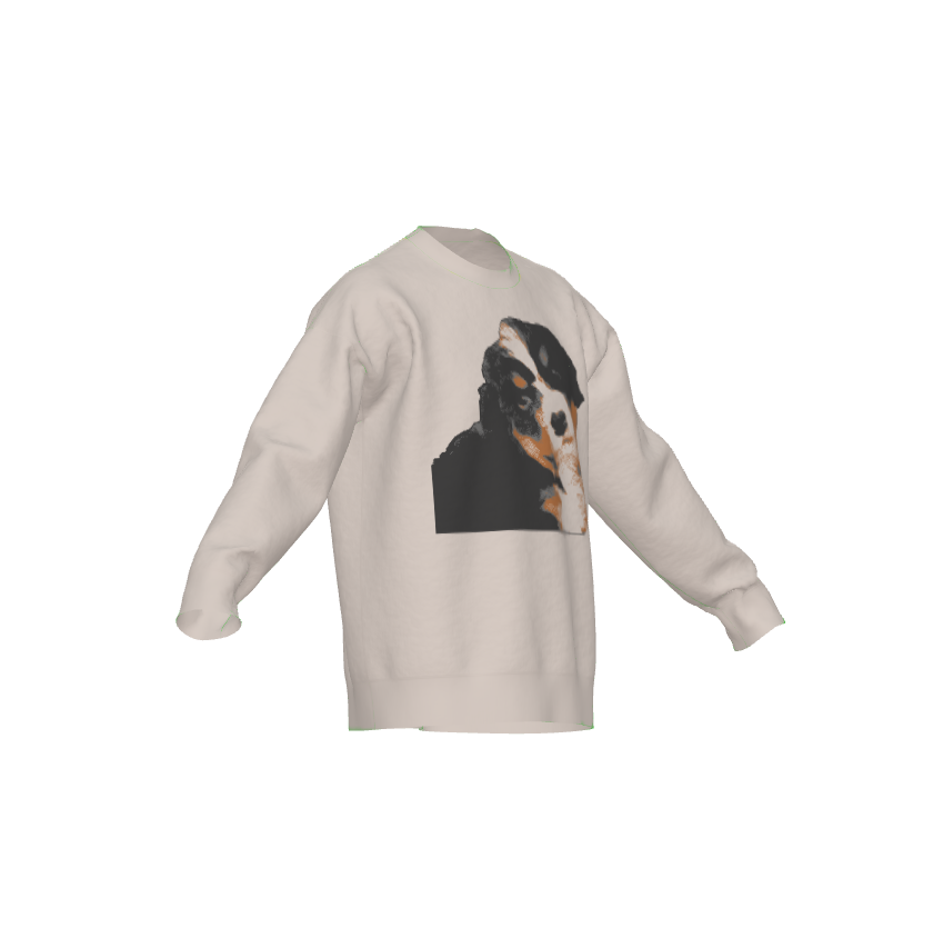 Bernese Mountain Dog Pup Knitted Sweater