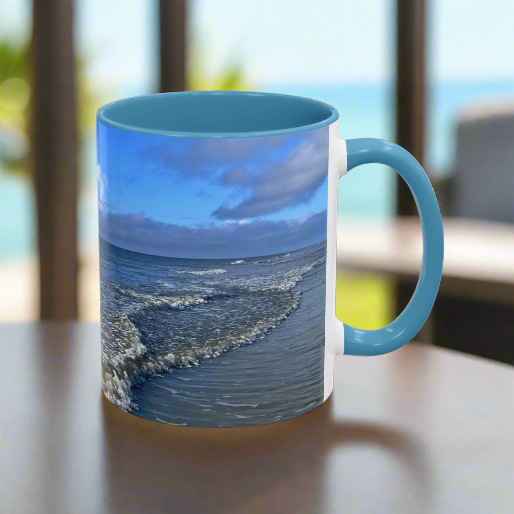 Coffee Mug With Palmetto Dunes Beach Shore (15 oz.)