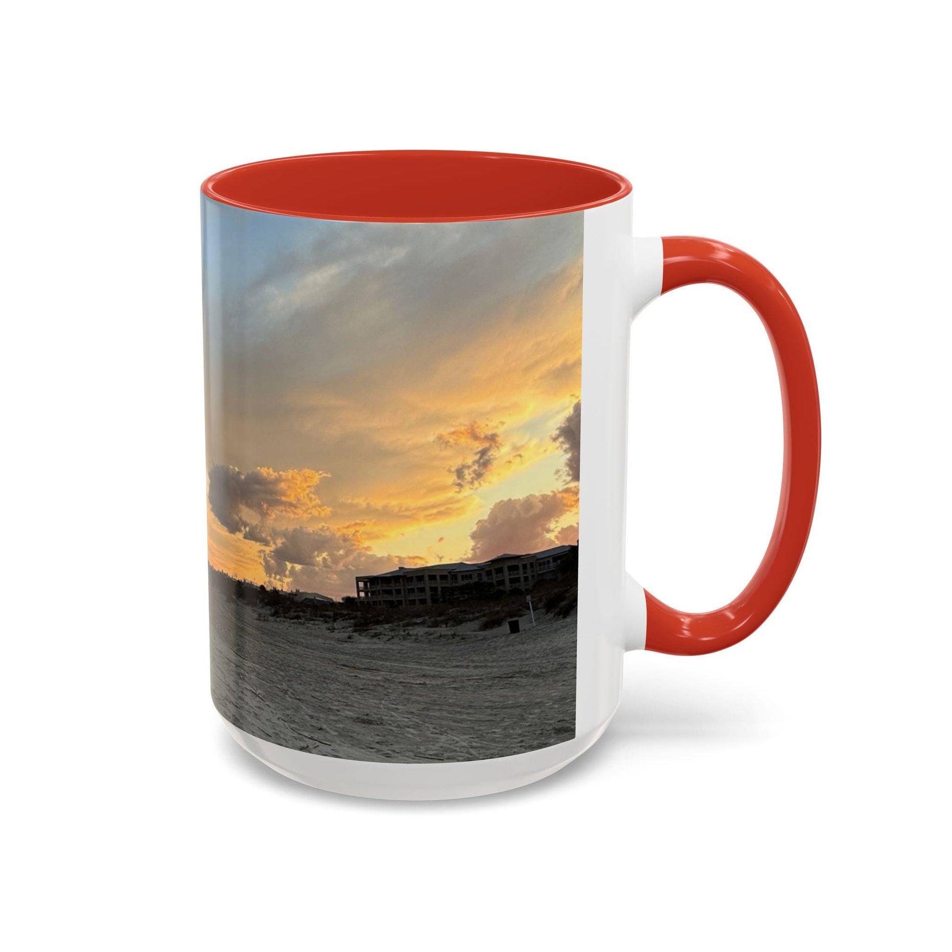 Coffee Mug -Palmetto Dunes Beach on HHI At Sunset, 15 oz. or 11 oz.