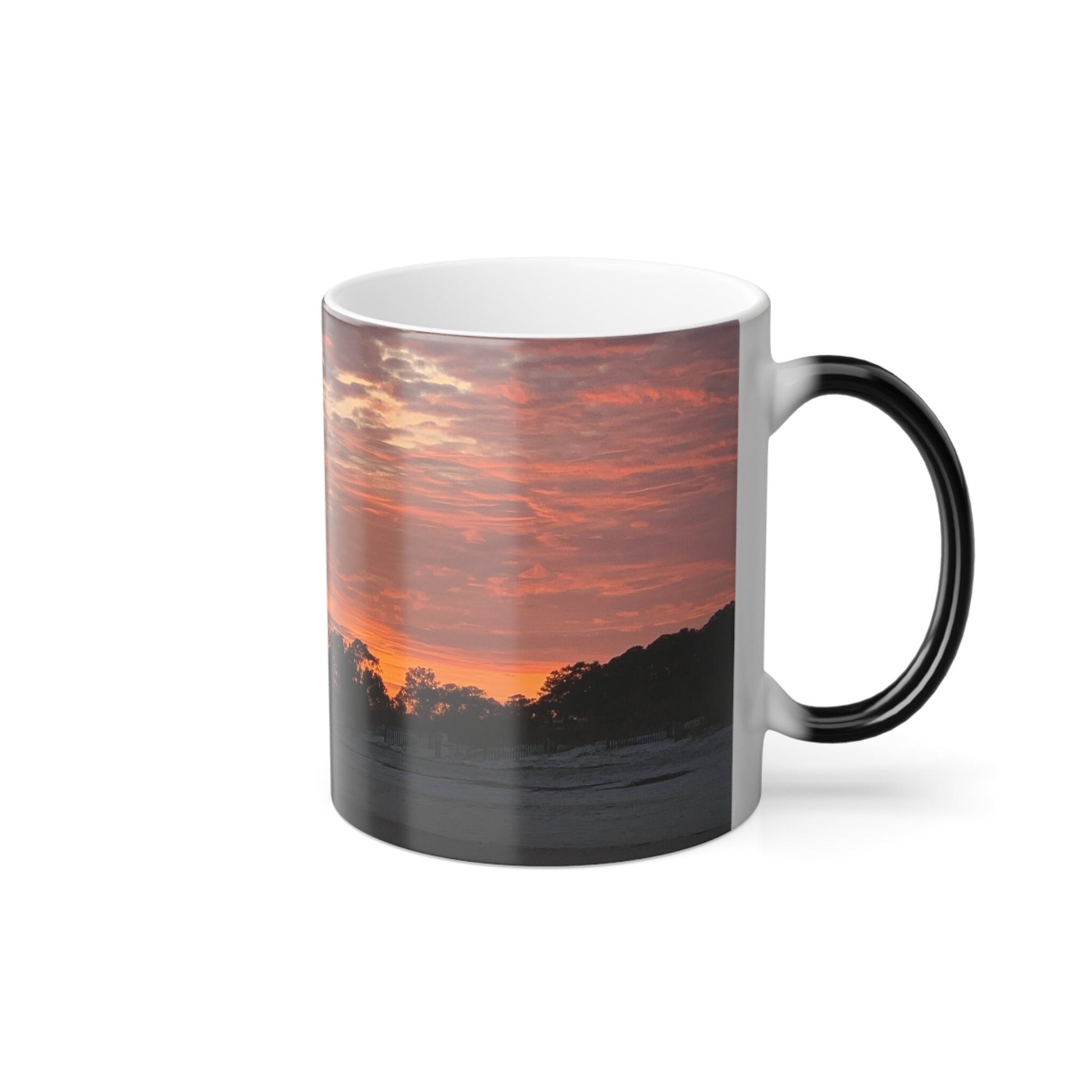 Orange Sunset Heat-Morphing Mug, 11 oz. or 15 oz.