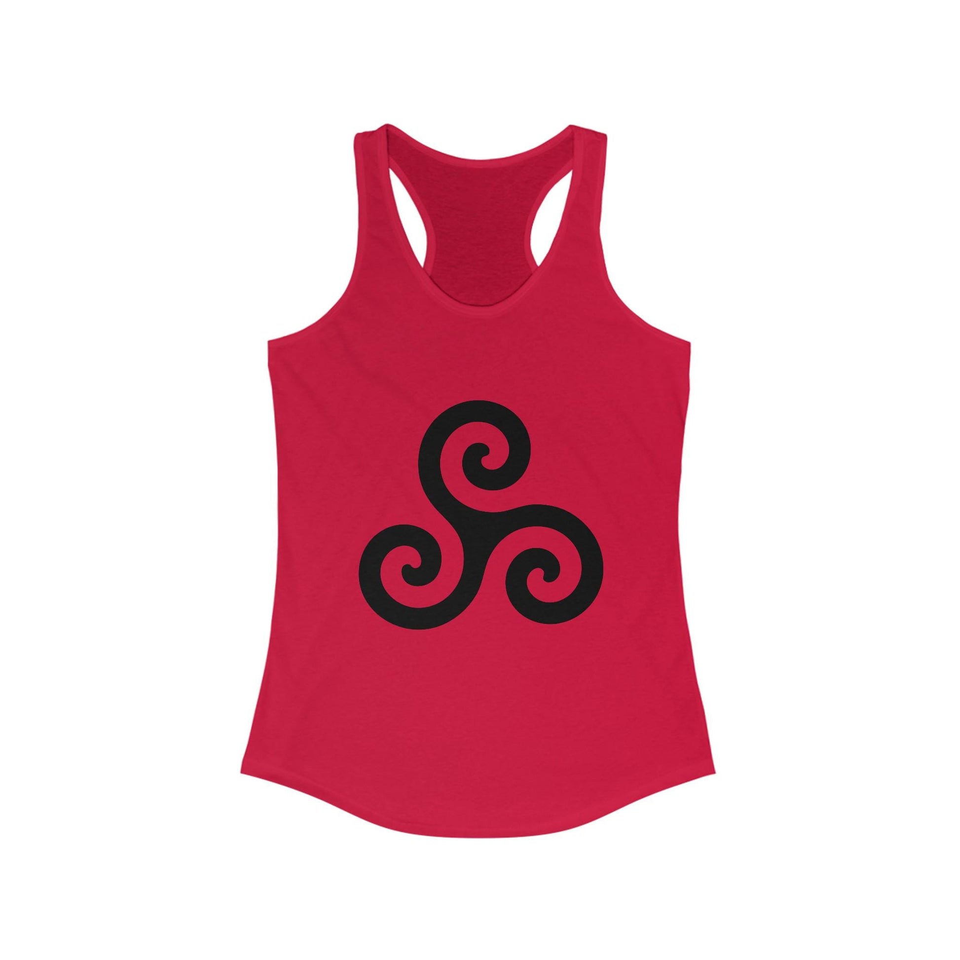 Women's Ideal Racerback Tank with Triskele. Tank top
