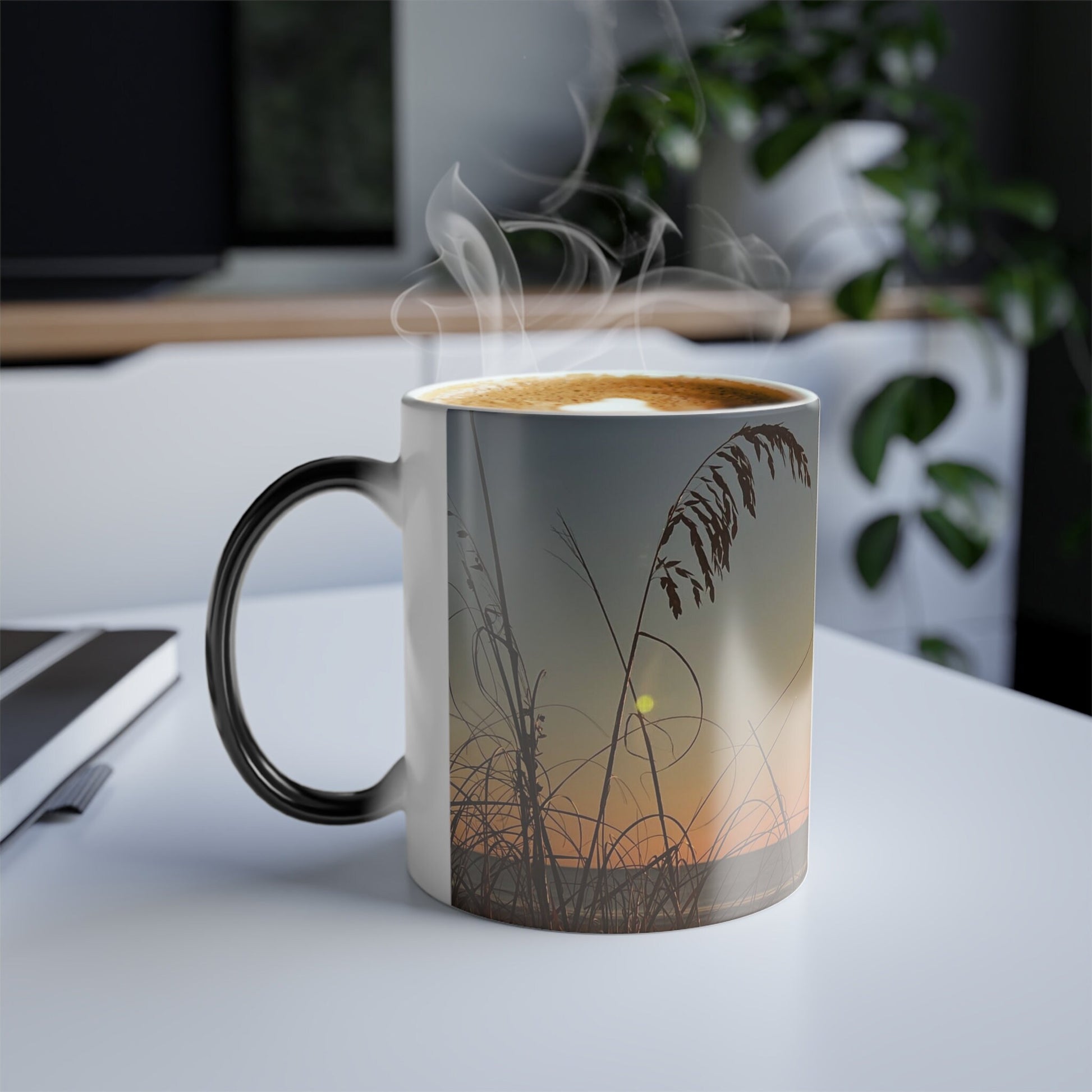 Sunrise w/ Sea Oats Heat-Morphing Mug 11 oz. or 15 oz.