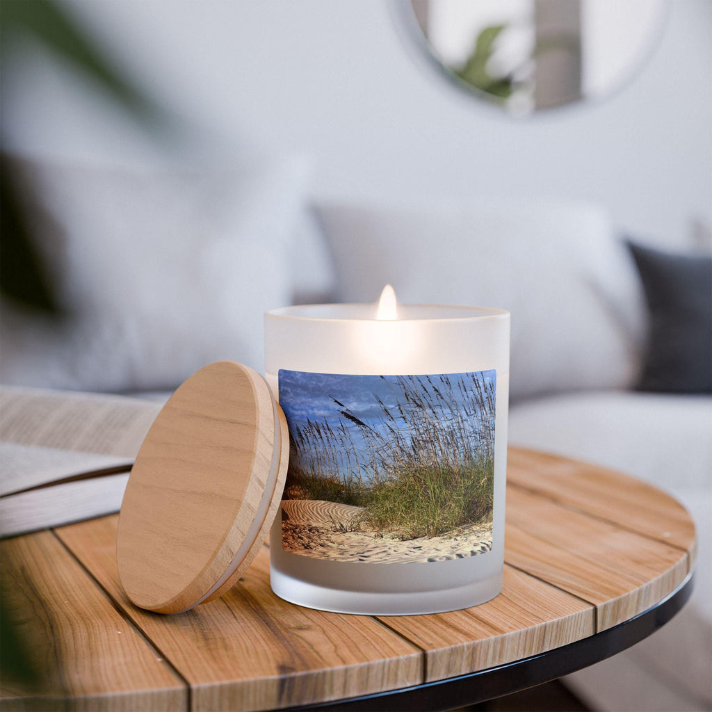 Wood Wick Container Candle: Dunes and Sand Dunes On HHI (11. oz. )