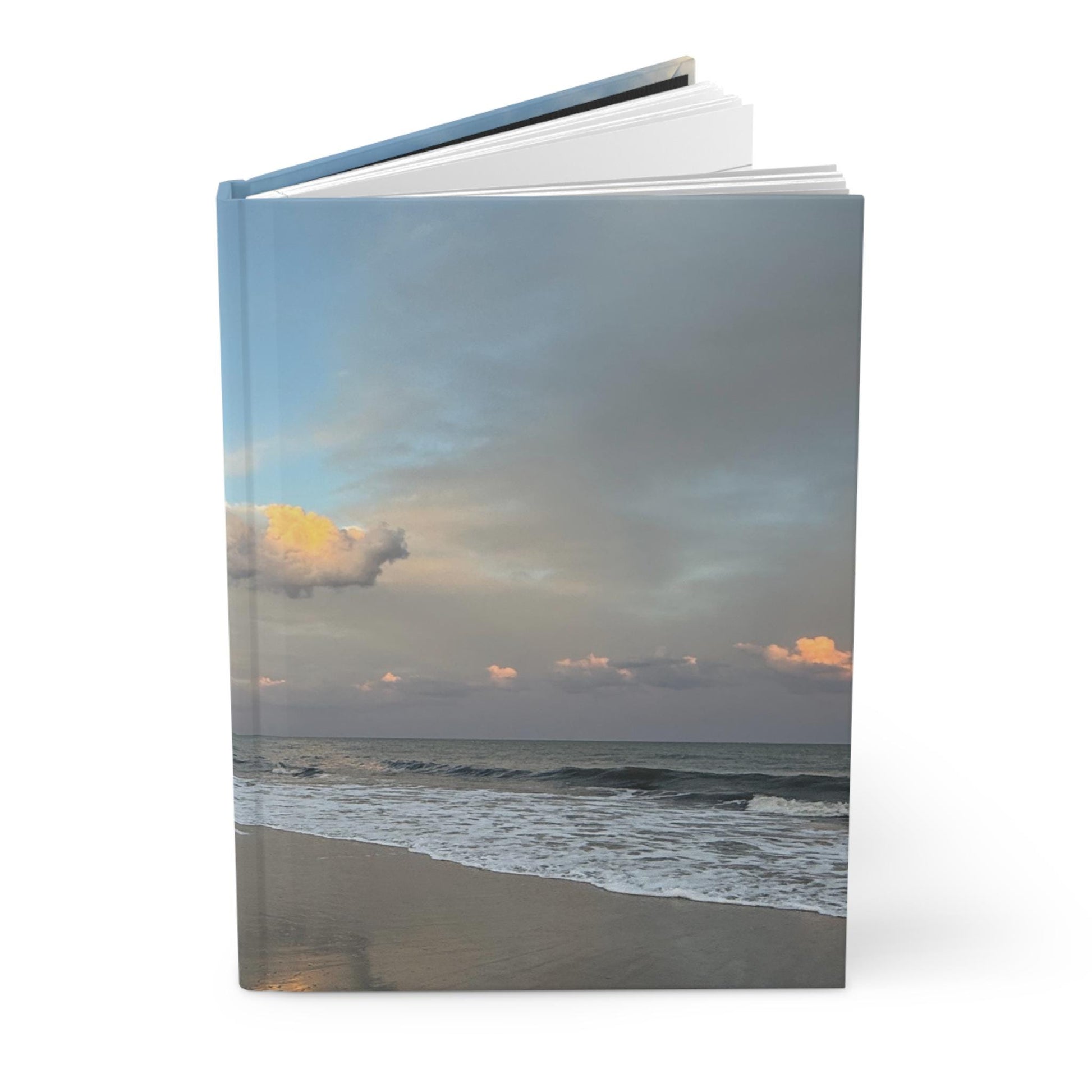 Hardcover Journal: Palmetto Dunes Beach At Sunset