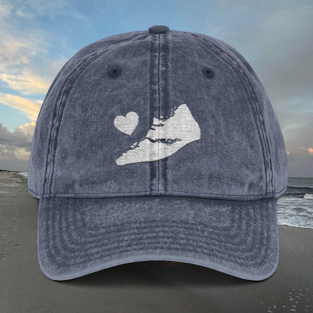 Baseball Cap Embroidered with Hilton Head Island's Unique shape