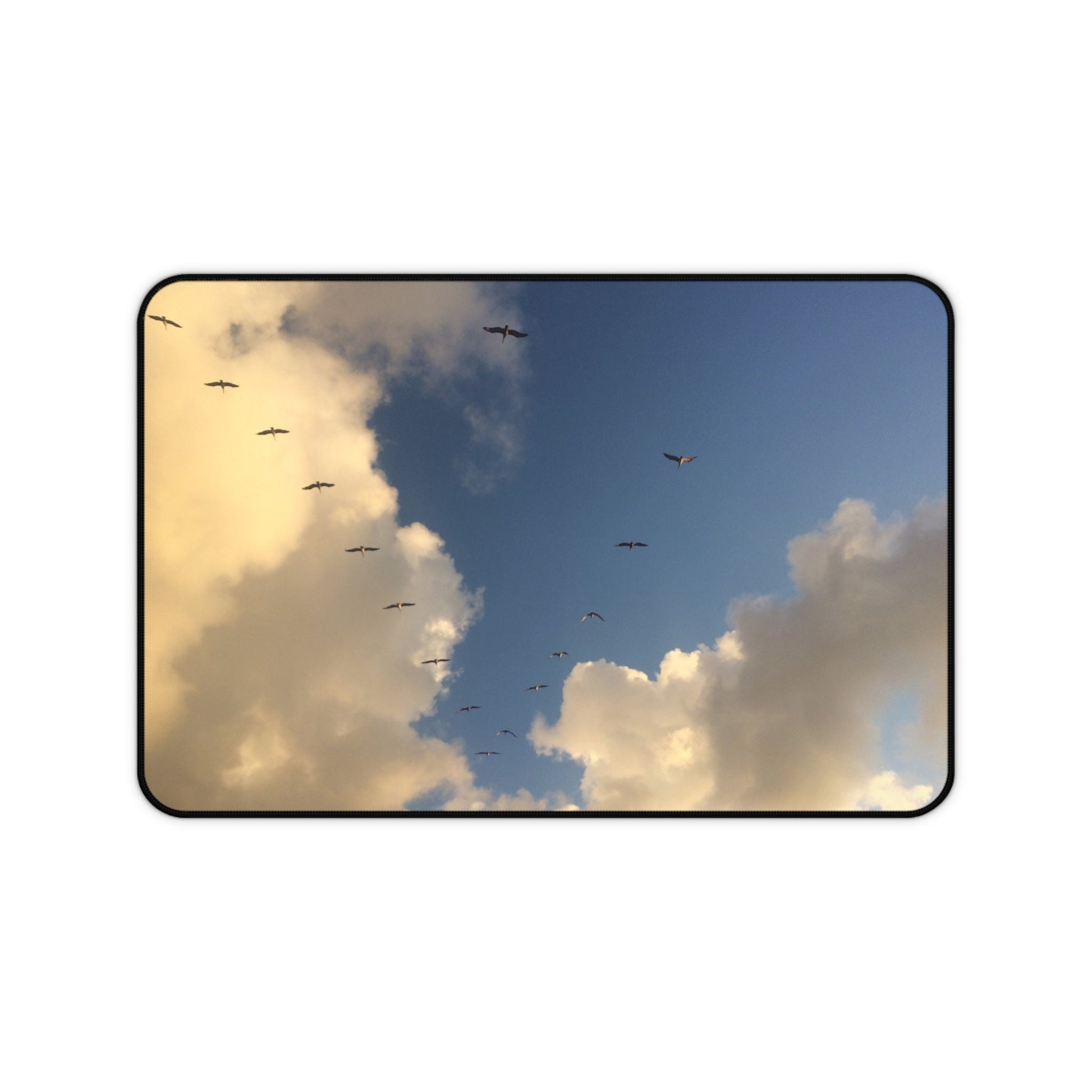 Mousepad: Flock Of Sand Hill Cranes In Flight