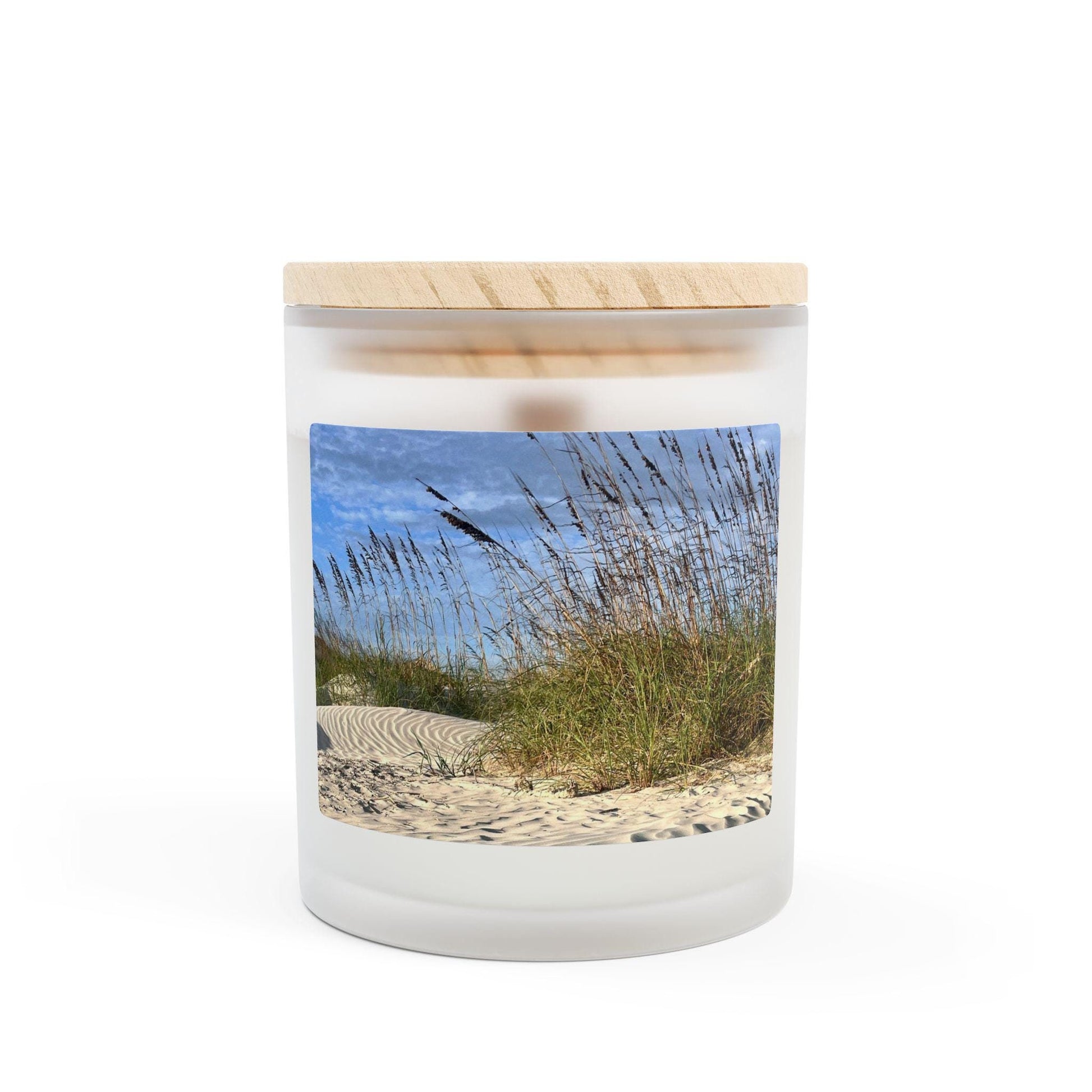 Wood Wick Container Candle: Dunes and Sand Dunes On HHI (11. oz. )