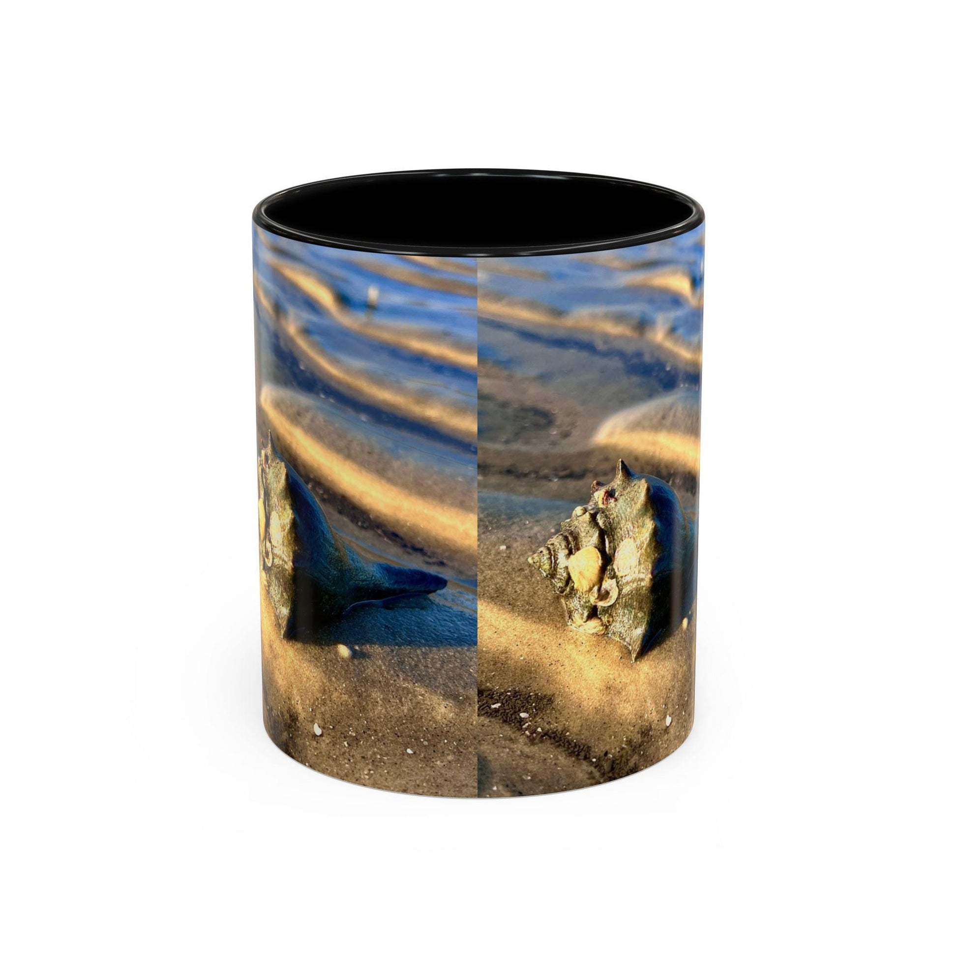 Coffee Mug With Shell On Sandbar (15 oz.)