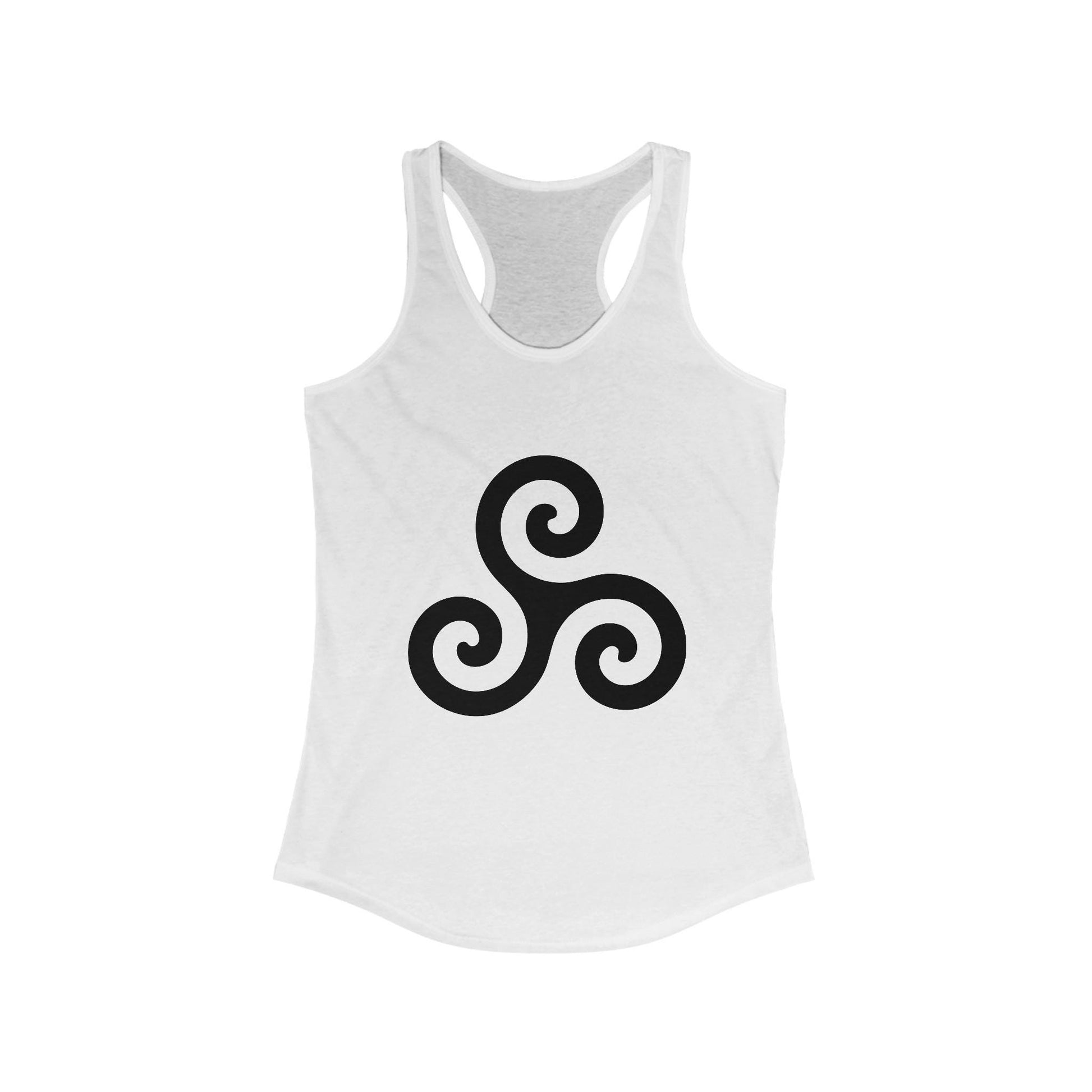 Women's Ideal Racerback Tank with Triskele. Tank top