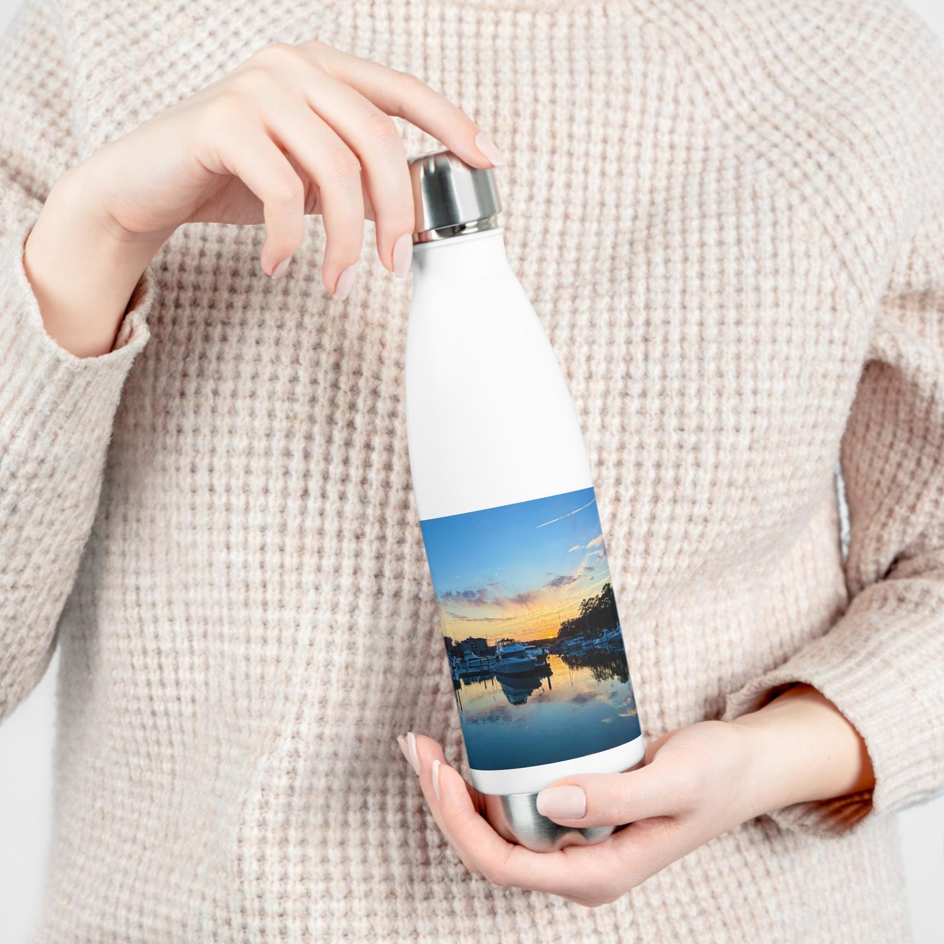 Insulated Water Bottle, Shelter Cove Harbor (20 oz.)
