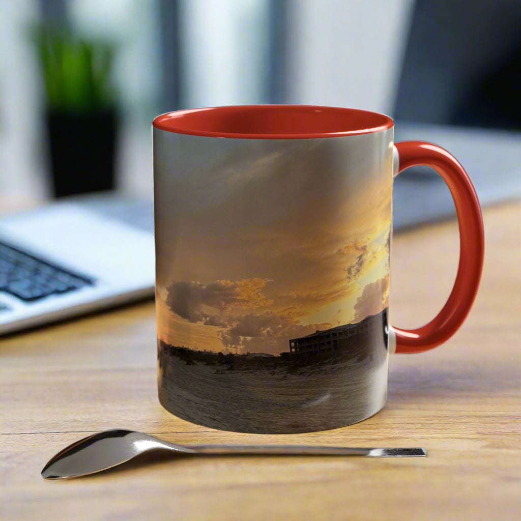 Coffee Mug -Palmetto Dunes Beach on HHI At Sunset, 15 oz. or 11 oz.