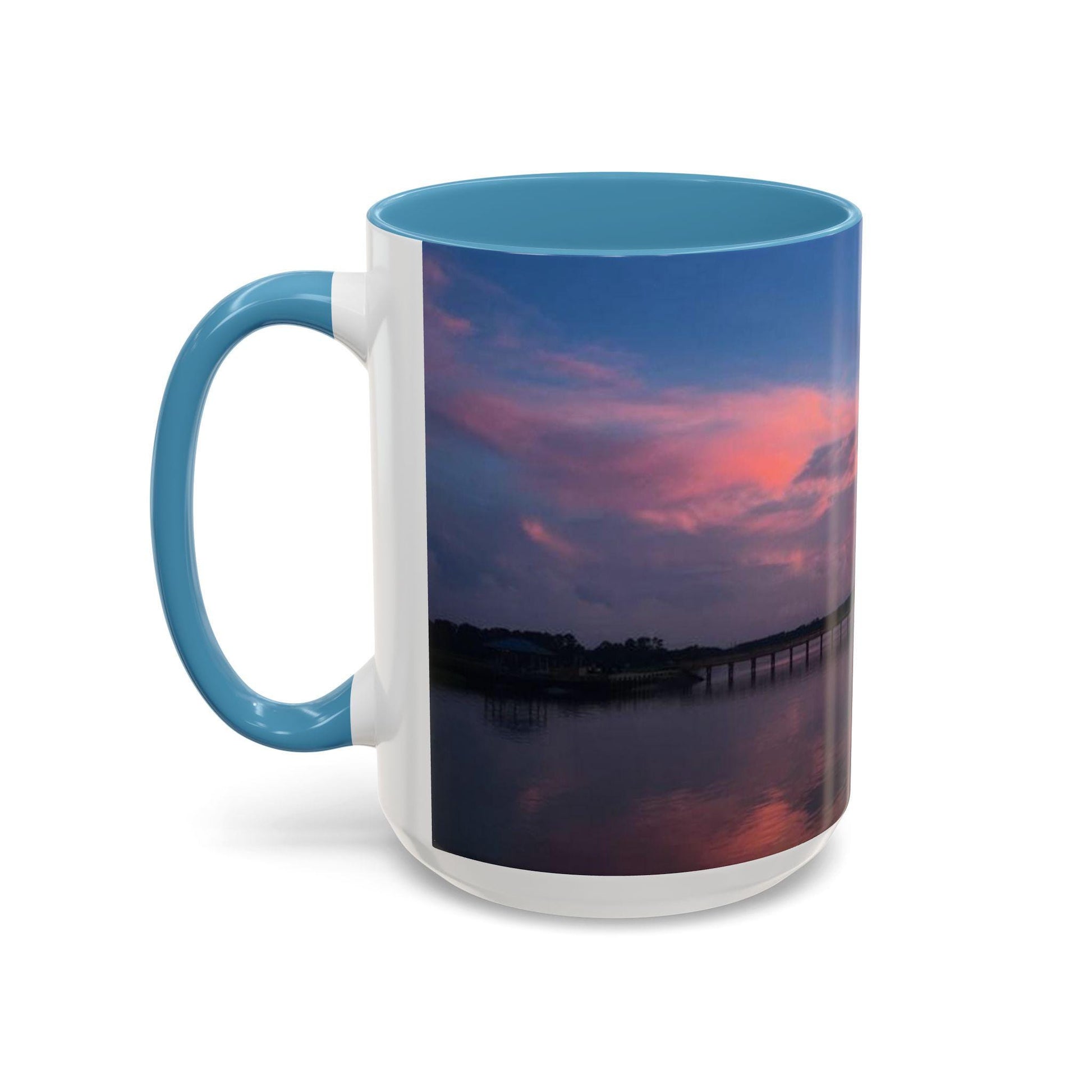 Coffee Mug With Orange Cloud Sunset, HHI (15 oz.)