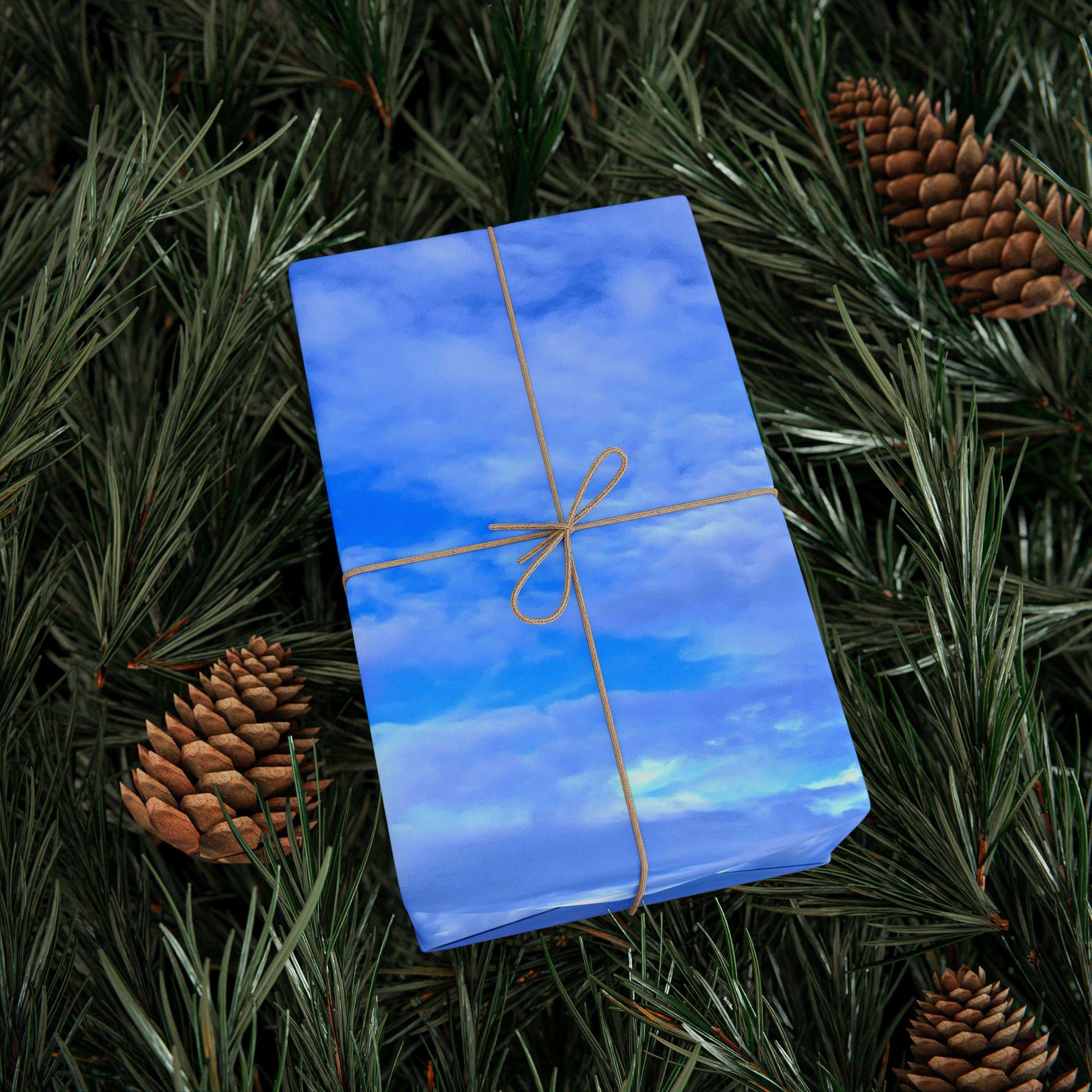 Gift Wrap Blue Sky and Ocean, HHI