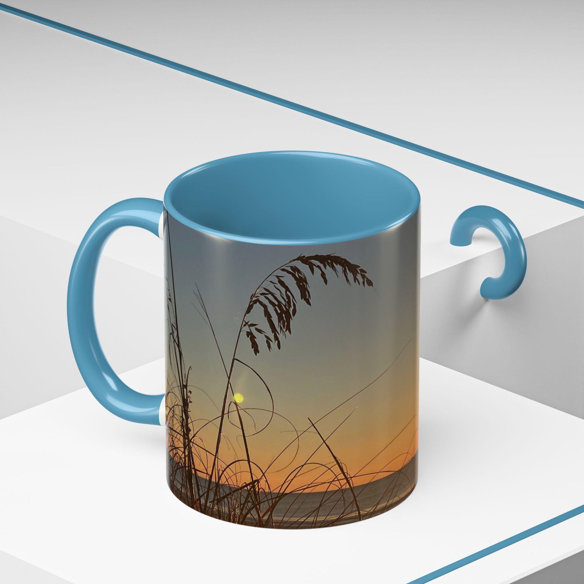 Coffee Mug With Sunrise Over Dunes On HHI (15 oz.)