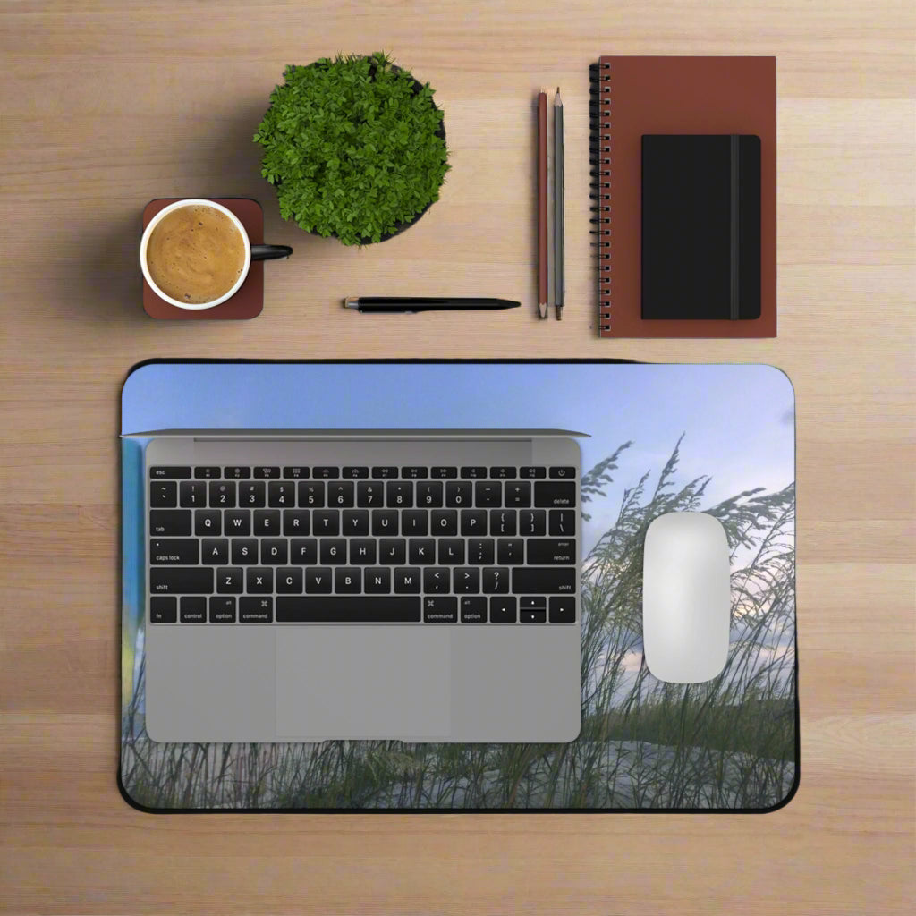 Mousepad With Blue Sky and Sea Oats on Hilton Head Island