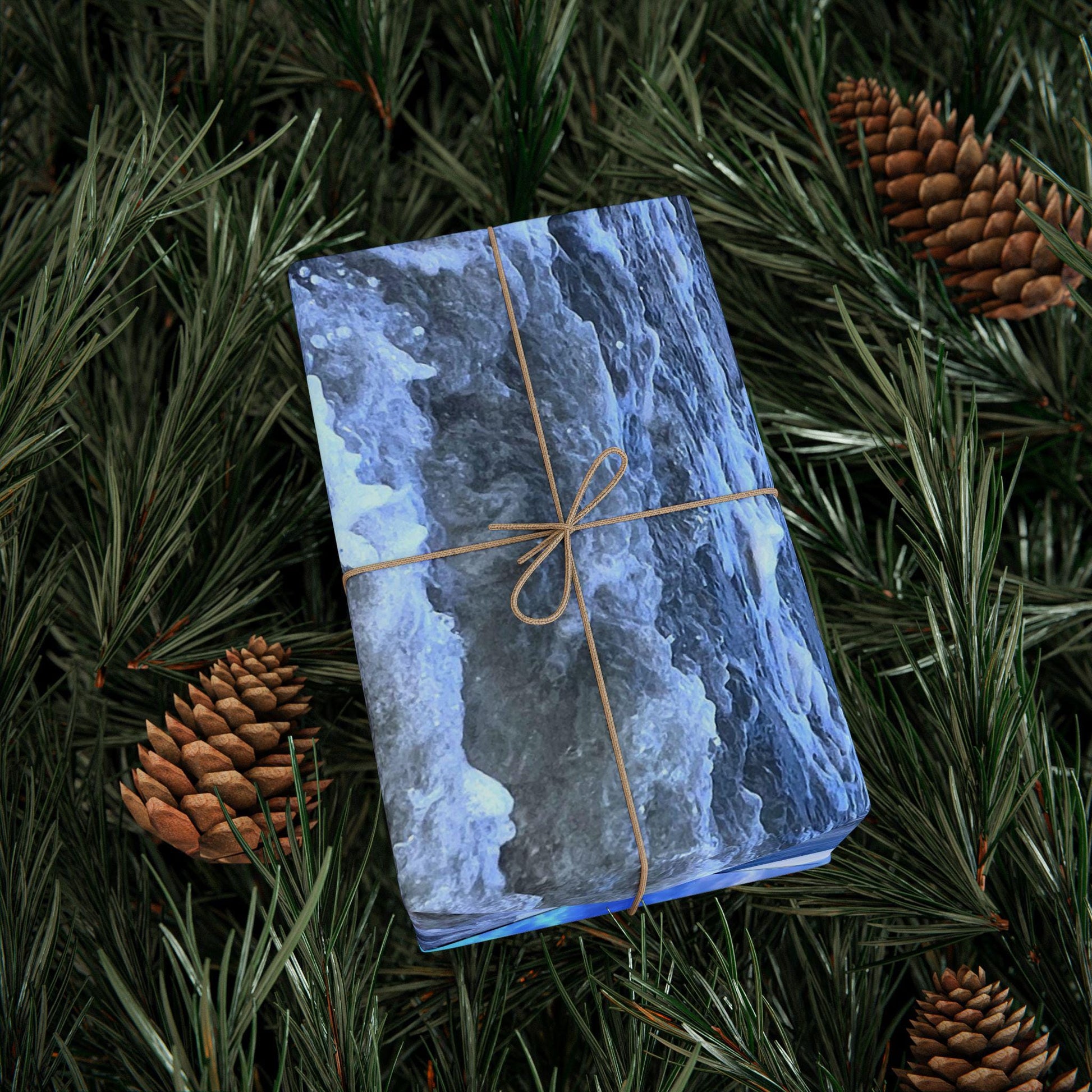 Gift Wrap, Crashing Waves And Blue Sky, HHI