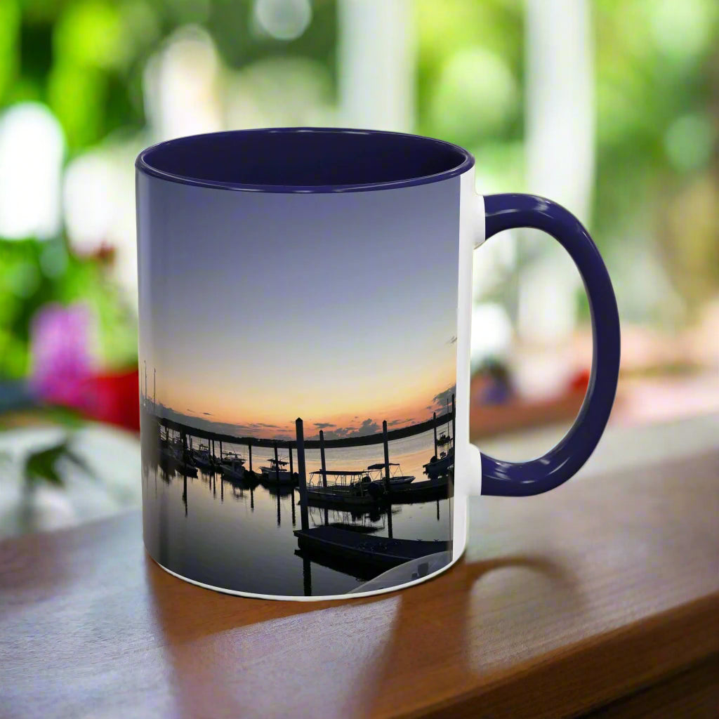 Coffee Mug, Image Of Shelter Cove Marina (15 oz.)